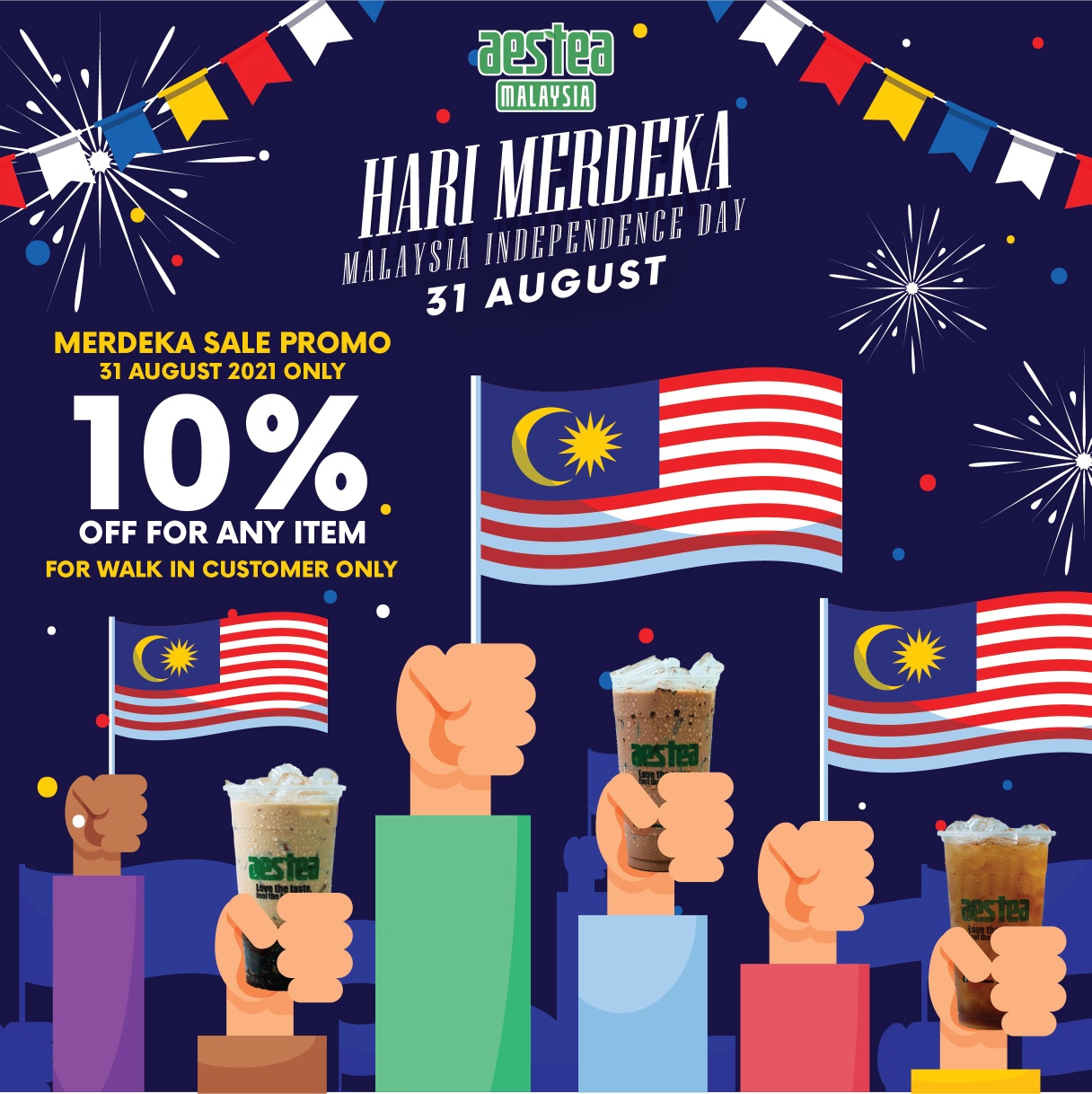 Aestea Malaysia - SELAMAT MENYAMBUT HARI KEMERDEKAAN YANG...
