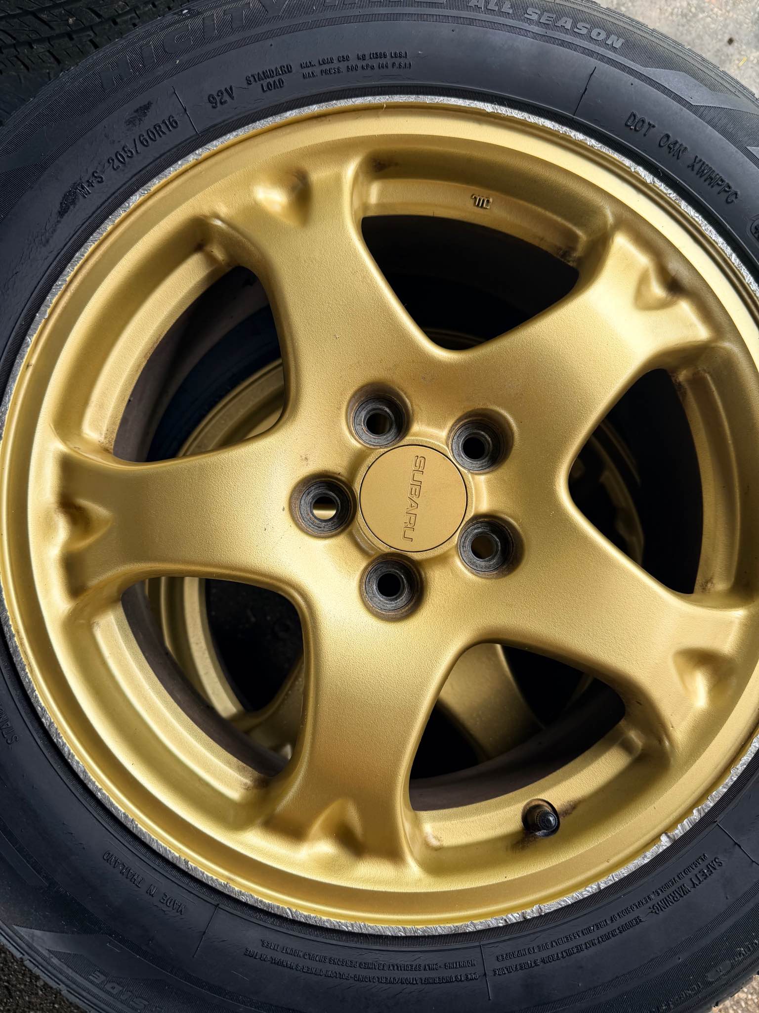 5 x 100 Golden Subaru Wheels - Car Wheels, Tires & Parts - Gonzales ...