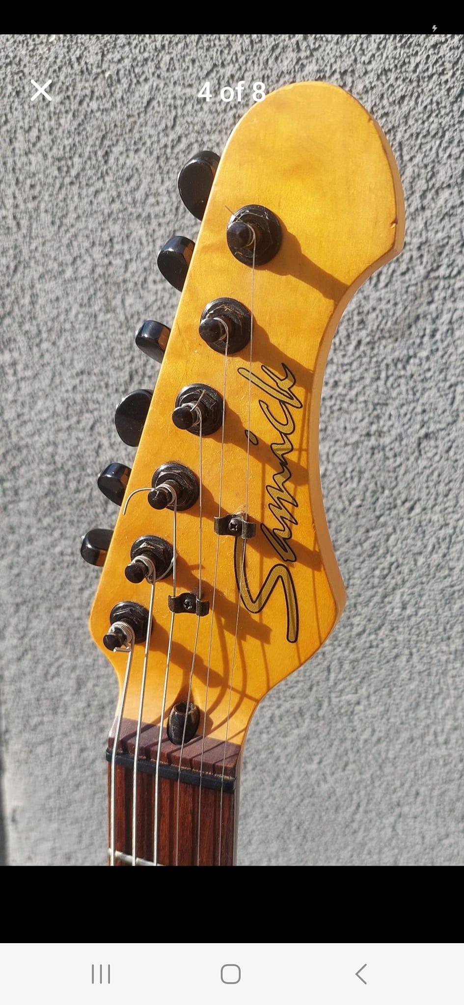 What is the information on Samick standard strats with 'the