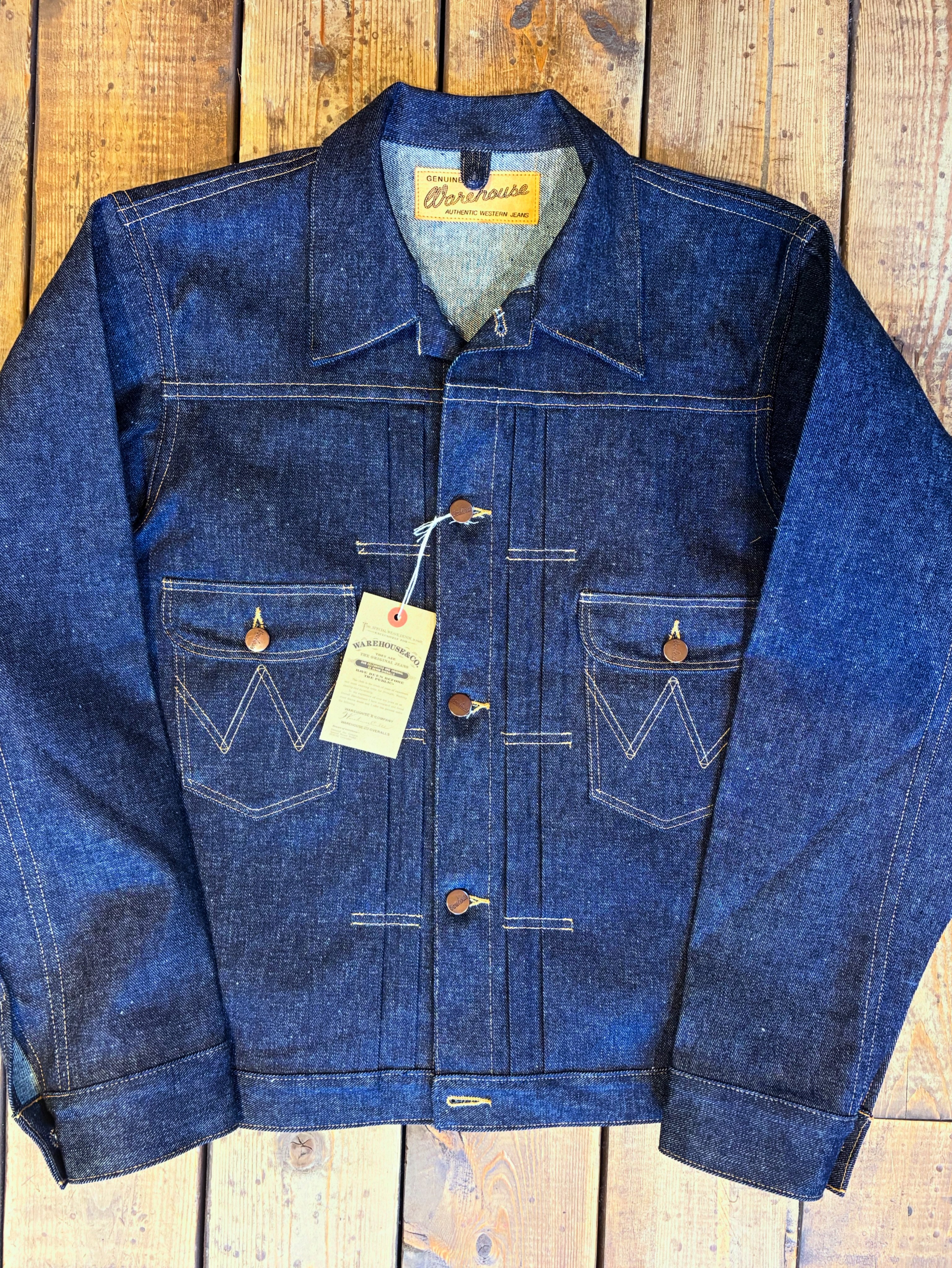 WARE HOUSE Lot.2008 “1947 MJ Pre-Rodeo Jacket” 13.5ozの左綾 3州 