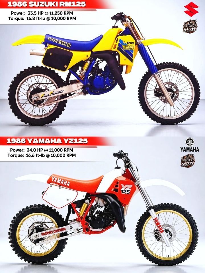 Mdw - Same Look, Different Power! 1972 TM250 vs. 1973 TM125 ⚡ Don
