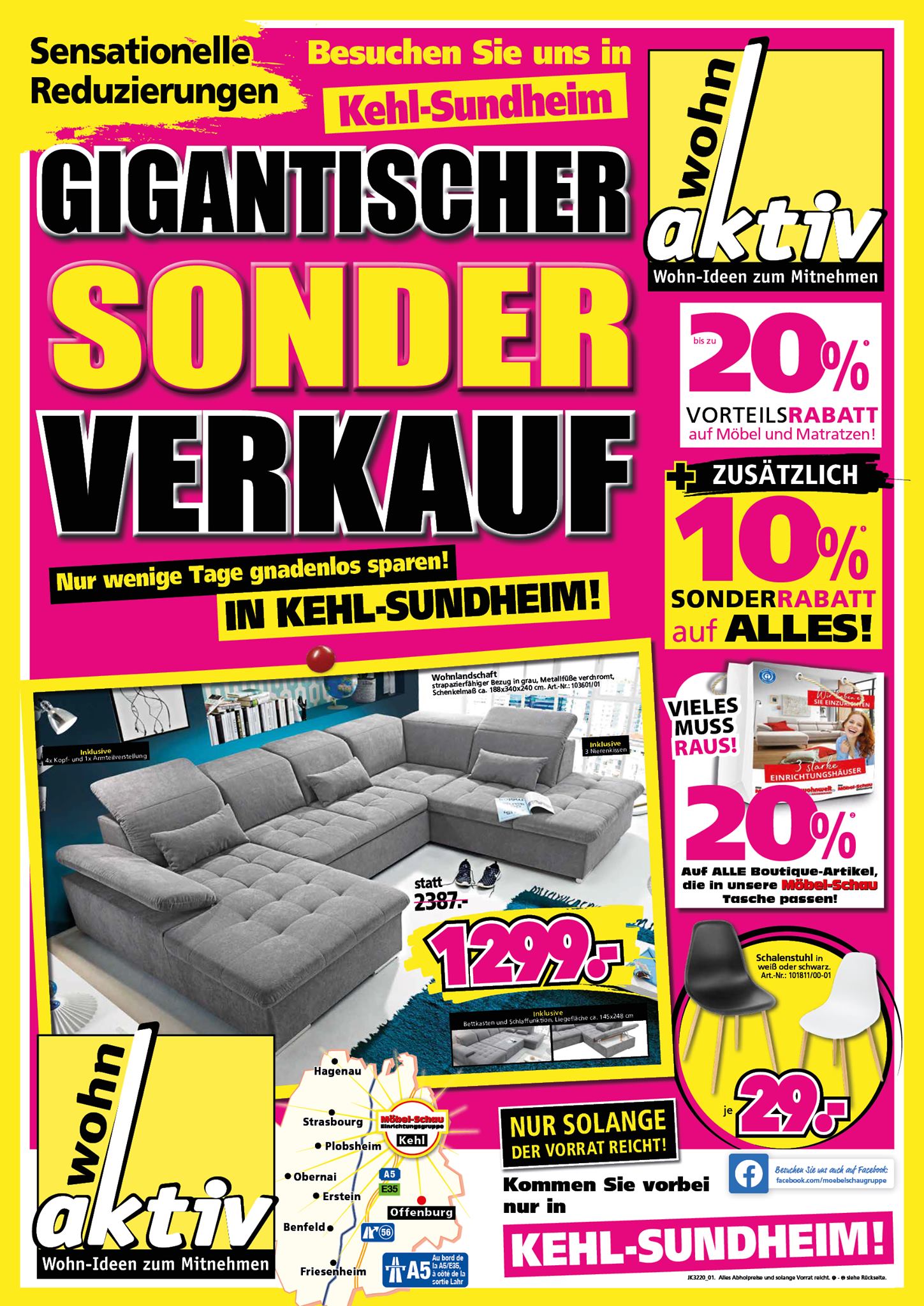 NUR IM WOHNAKTIV KEHL‼️ Gigantischer Sonderverkauf❗️🛍 Wenige Tage gnadenlos Reduziert❗️🤑 Hier kannst du das aktuelle Prospekt ansehen: https://www.moebelschau-gruppe.de/catalog/sonderverkauf-wohnaktiv-kehl #sale #sonderverkauf #gnadenlosreduziert
