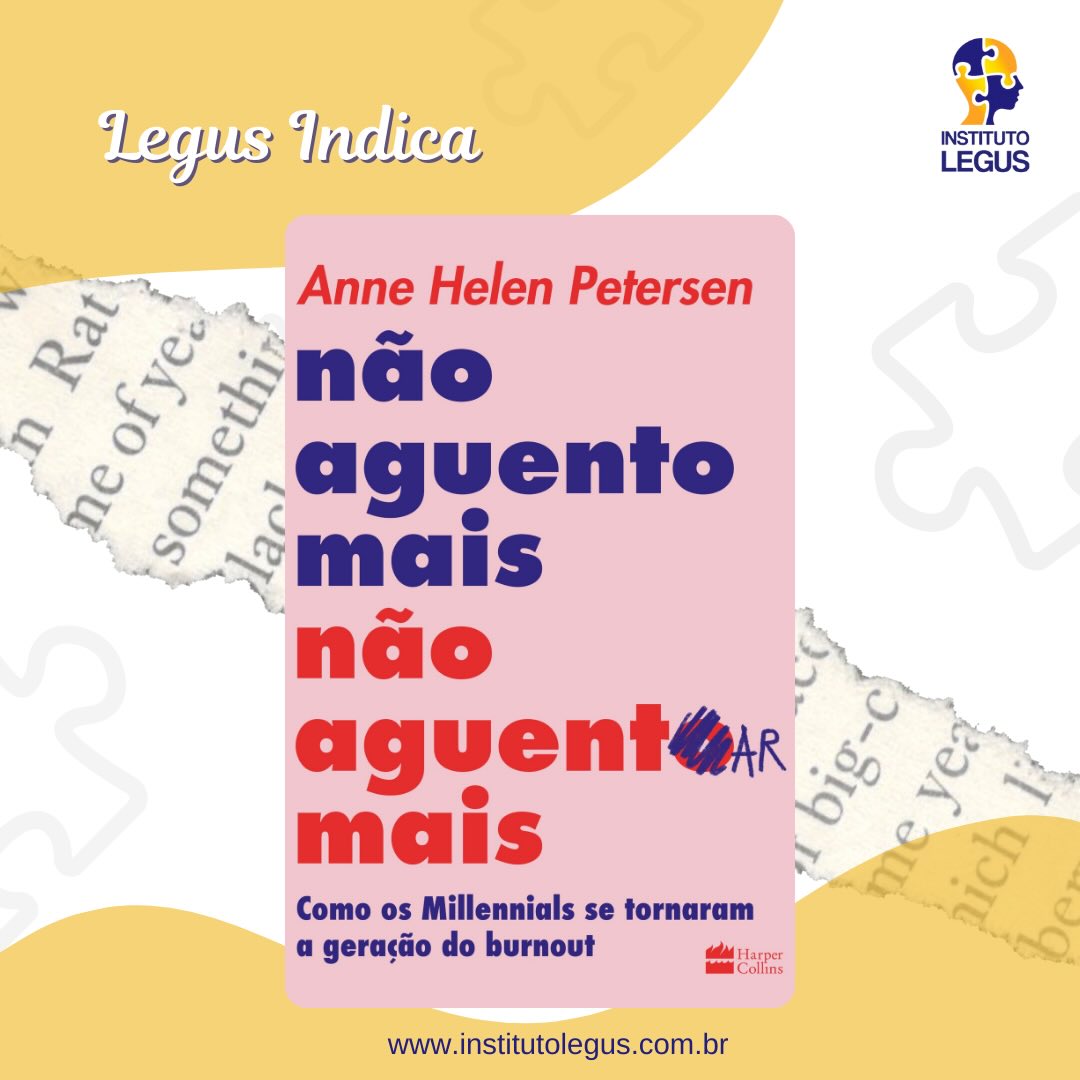 Instituto Legus - Livro: Não aguento mais não aguentar... | Facebook