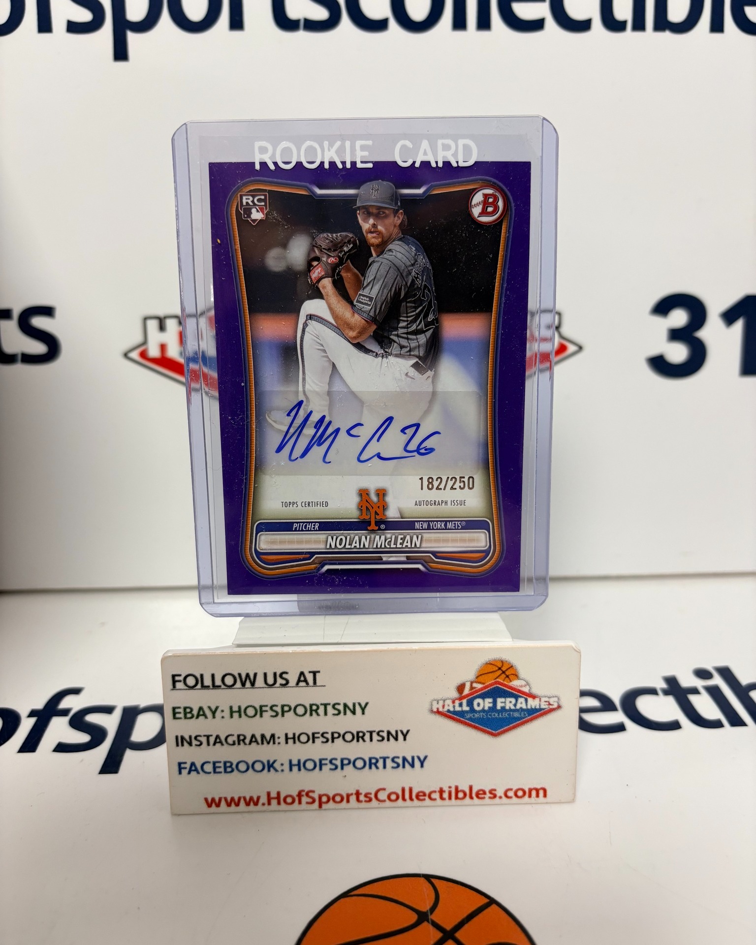 Nick Lodolo On-Card Auto 1st Bowman Chrome Purple