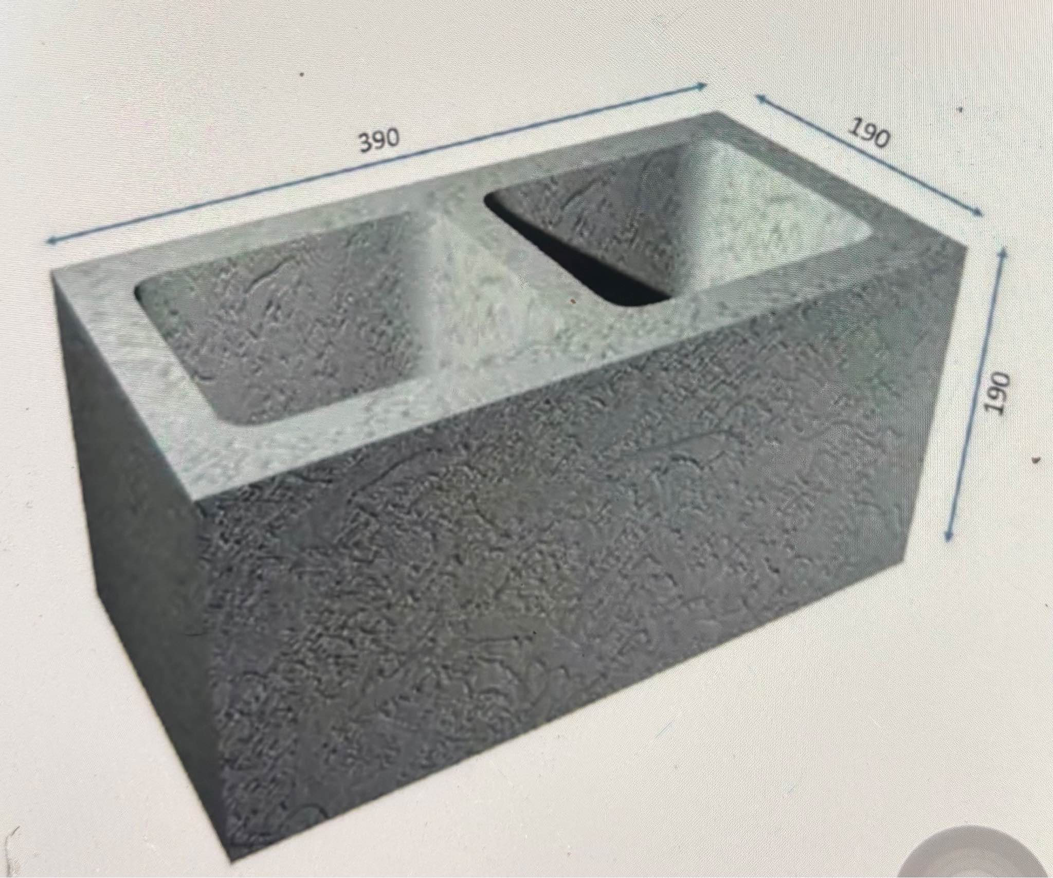 Grey Besser Block with Channel Bricks - Building Blocks - Melbourne ...