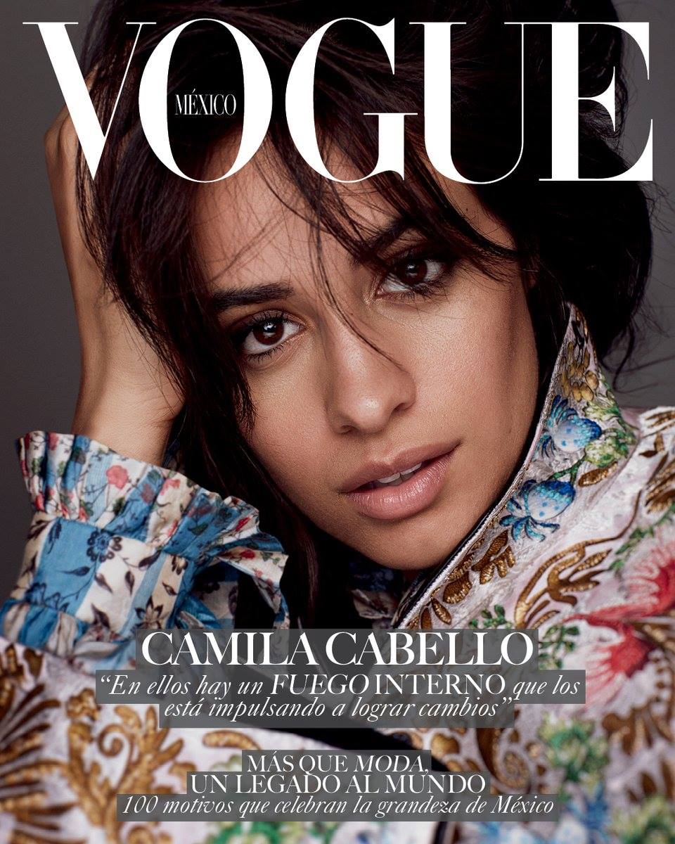 Camila Cabello wears #FendiFW22 on the cover of Vogue Mexico.