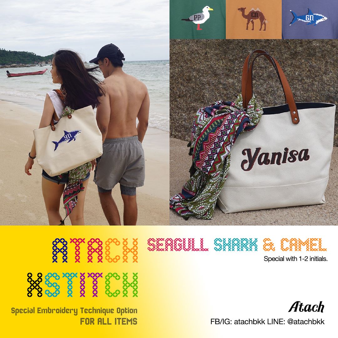 ATACH - New item รุ่น At Beach🏝☀️ . พร้อมเปิดตัว XSTITCH...