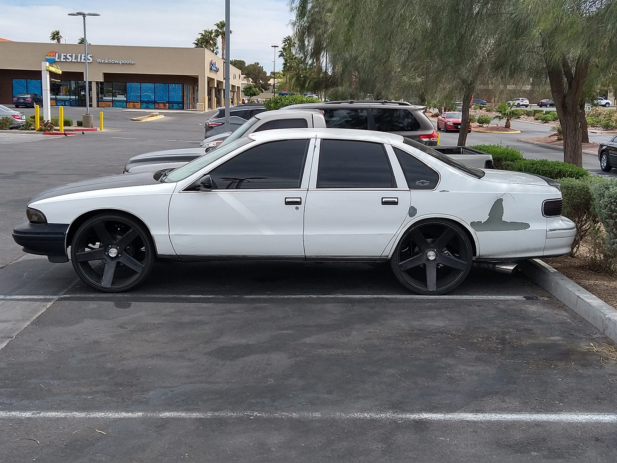 Removing the 24 in dub ballers. Installing 26in chrome irocs