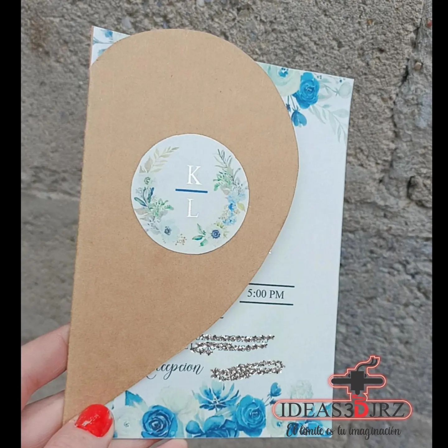 Ideas 3D JRZ - Invitacion y stickers con foil plateado!... | Facebook