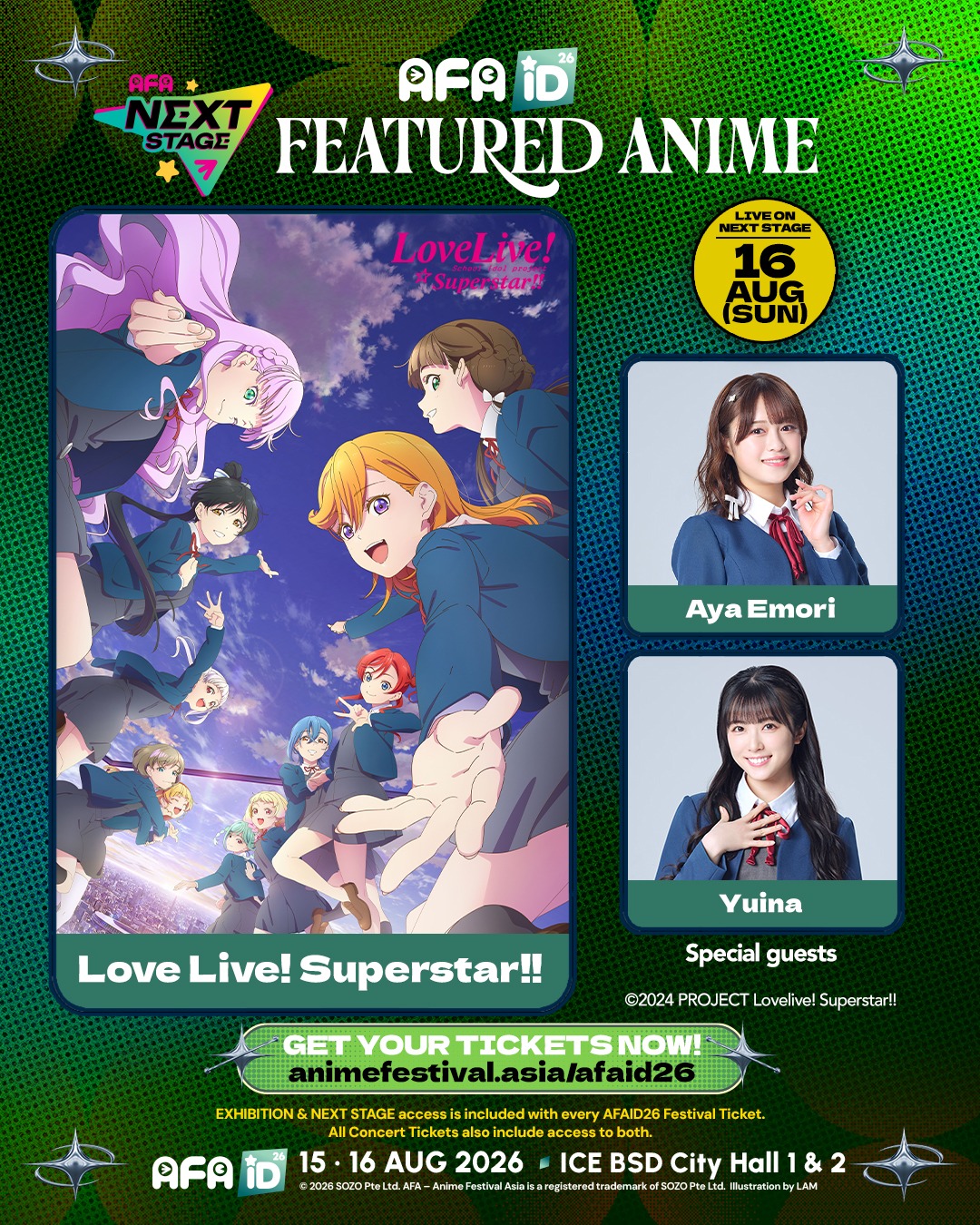 AFAID26 Love Live! Superstar!! comes to the NEXT STAGE, and the