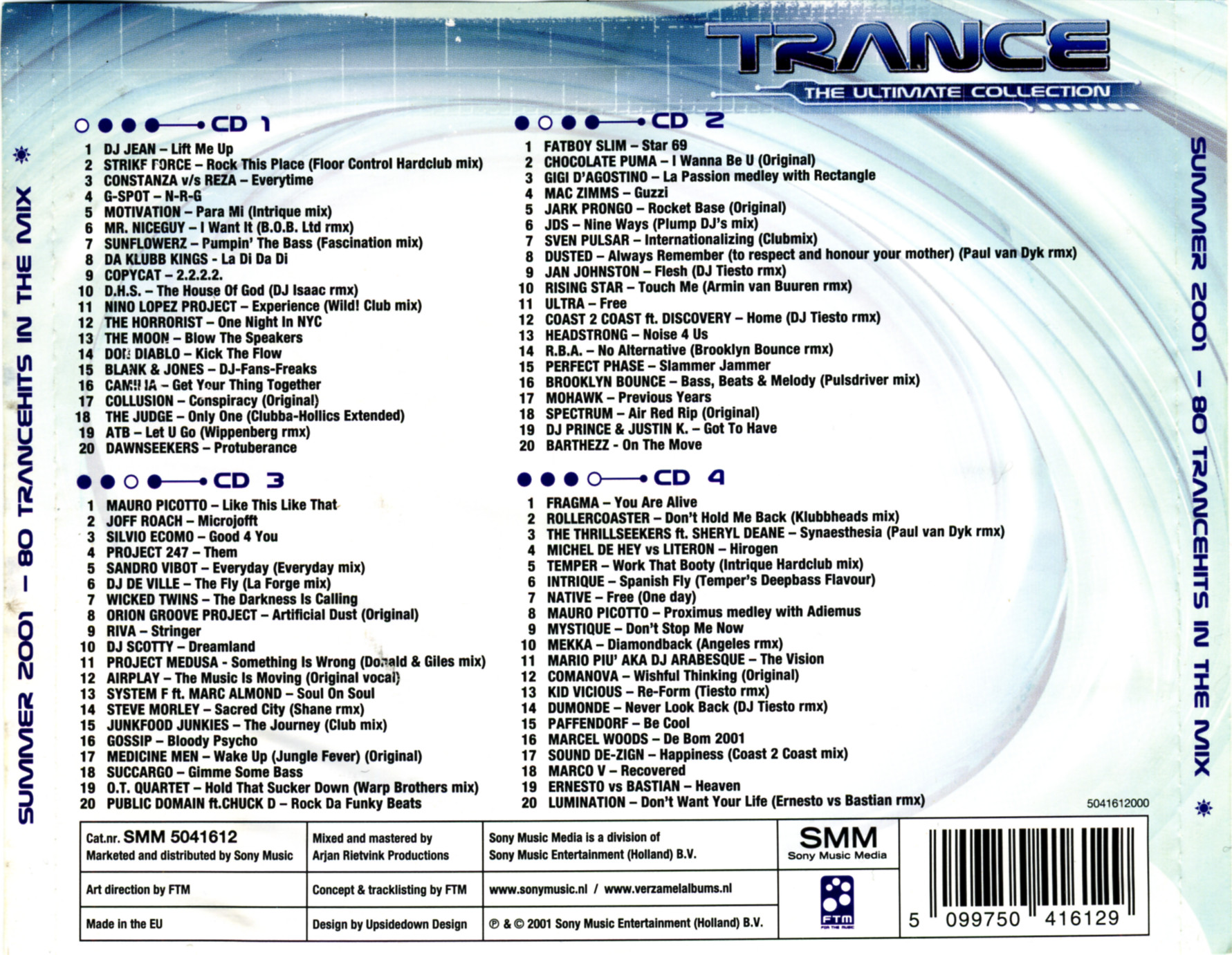toe 8タイトル CD Vandaag heb ik mijn Sensation Black special op Soundcloud geupload