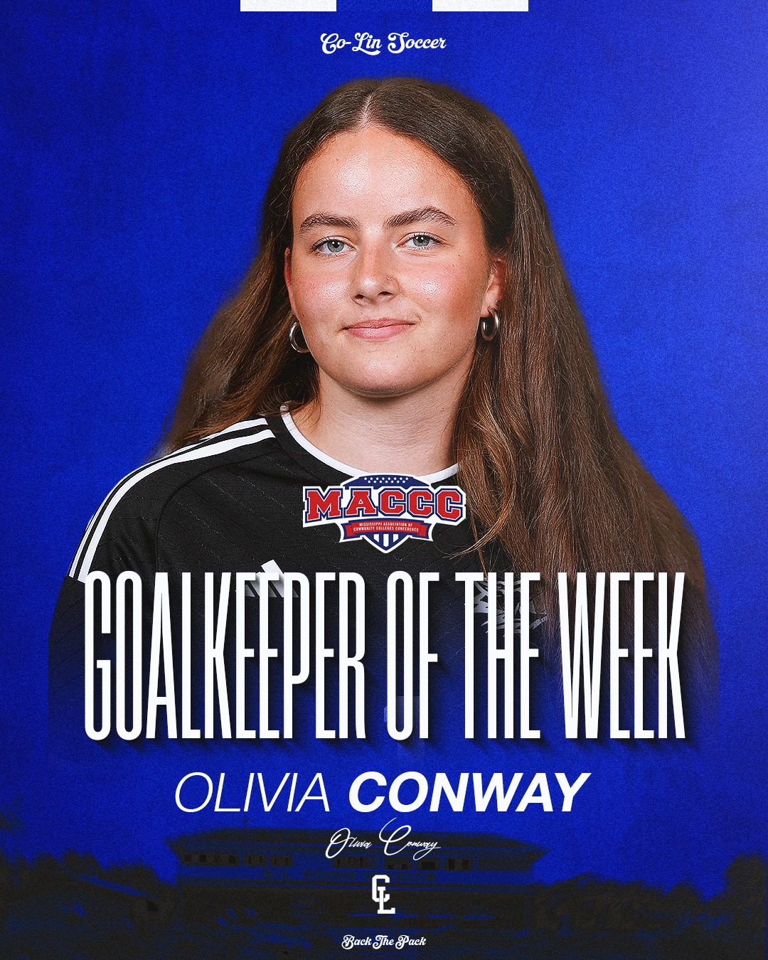 Co-Lin - Olivia Conway has been named Conference Goalkeeper of the Week ...