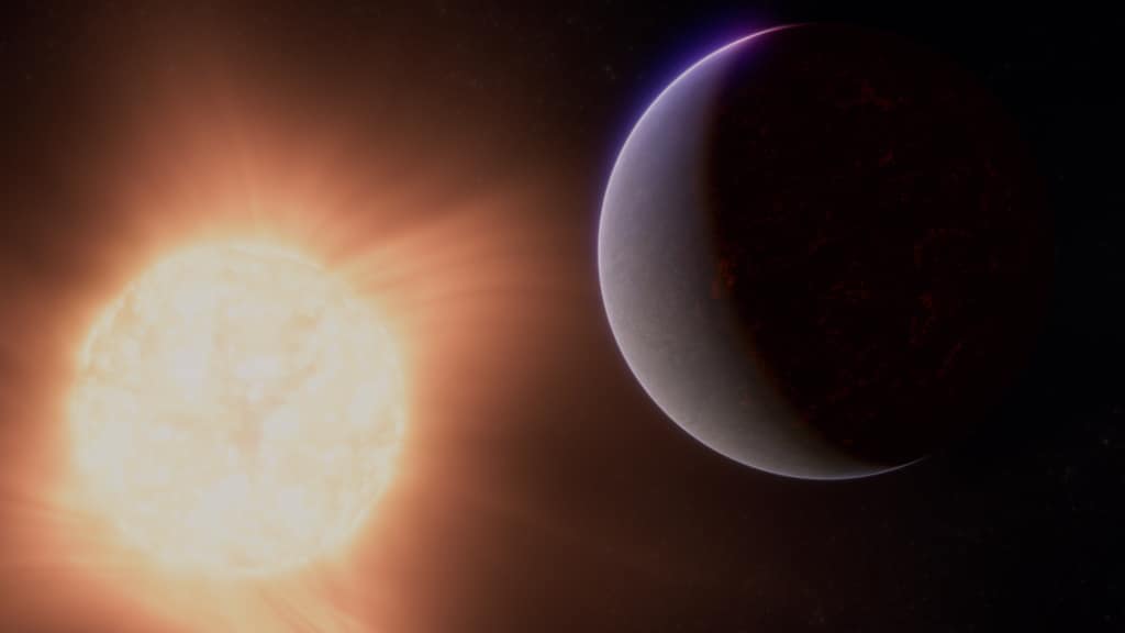 NASA's Webb Detects Thick Atmosphere Around Broiling Lava World