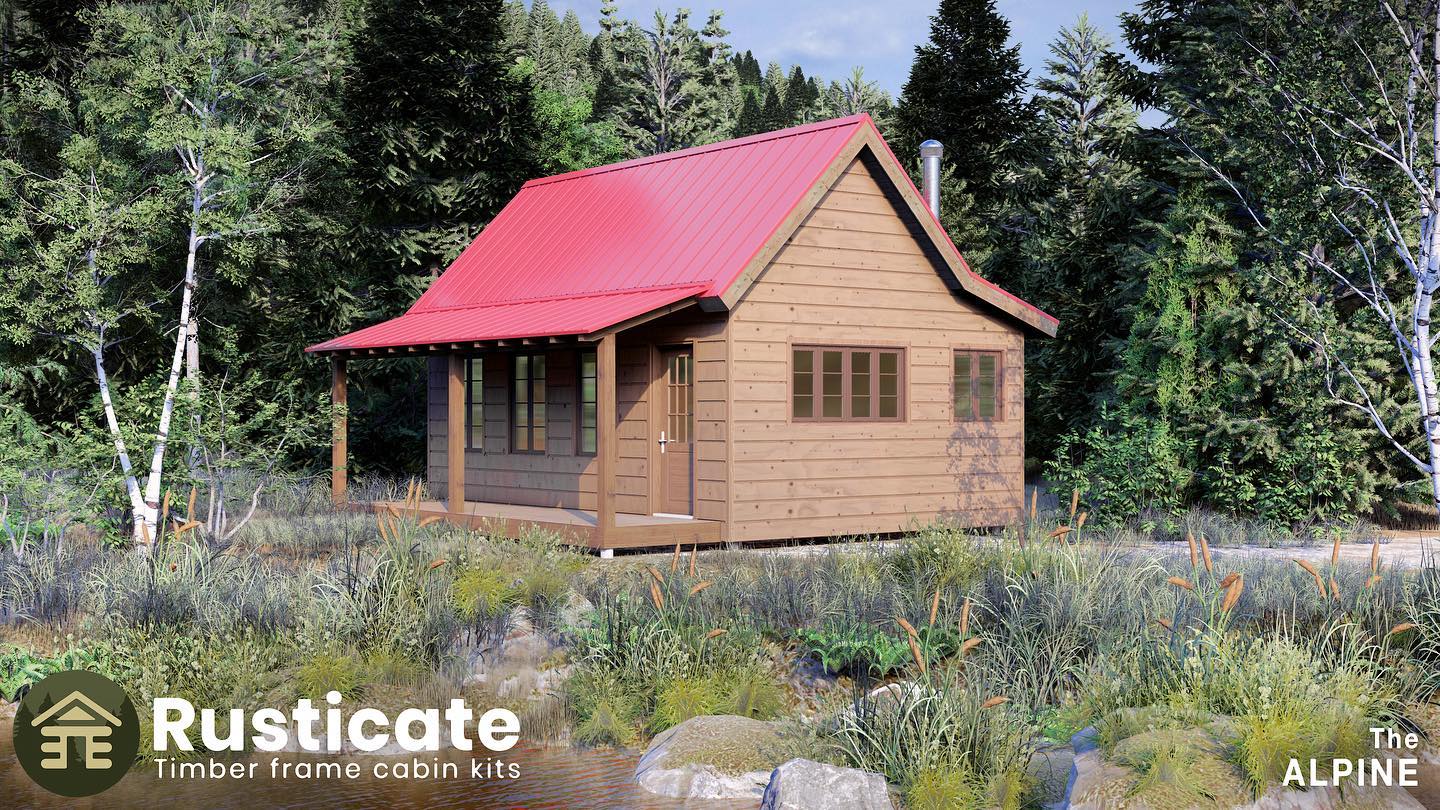 Rusticate - The new Apline model! #timber #timberframe... | Facebook