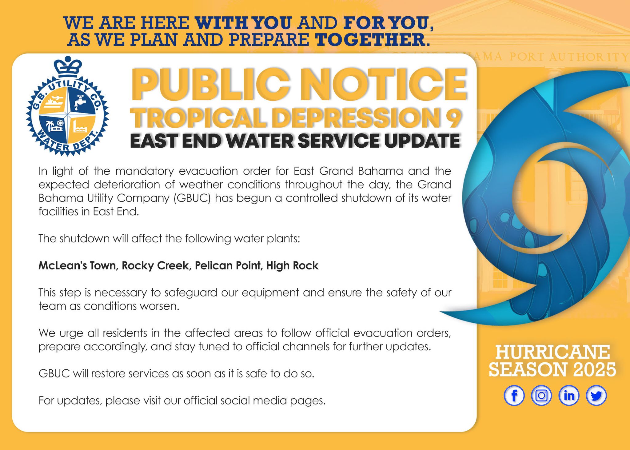 Grand - In light of the mandatory evacuation order for East Grand ...