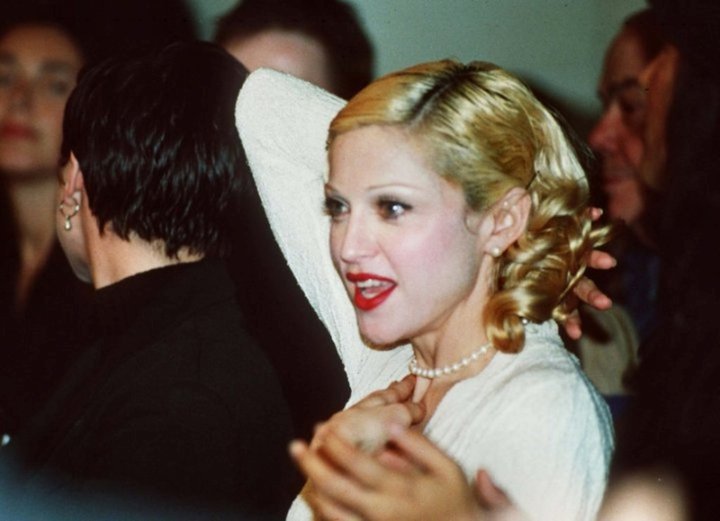The Best - 1993 Madonna at a Versace fashion show in Paris at the