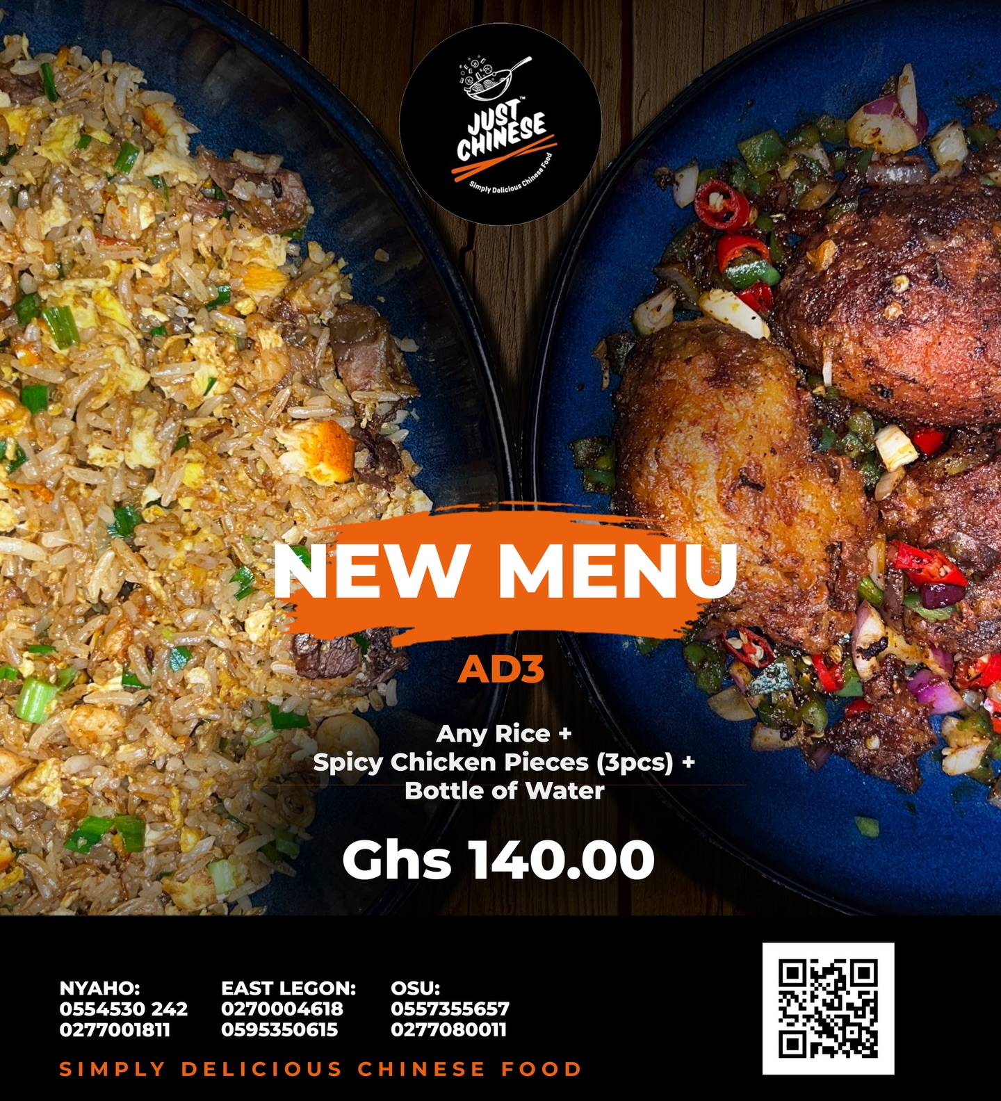 Just Chinese - “Menu update! Your next favorite dish is... | Facebook