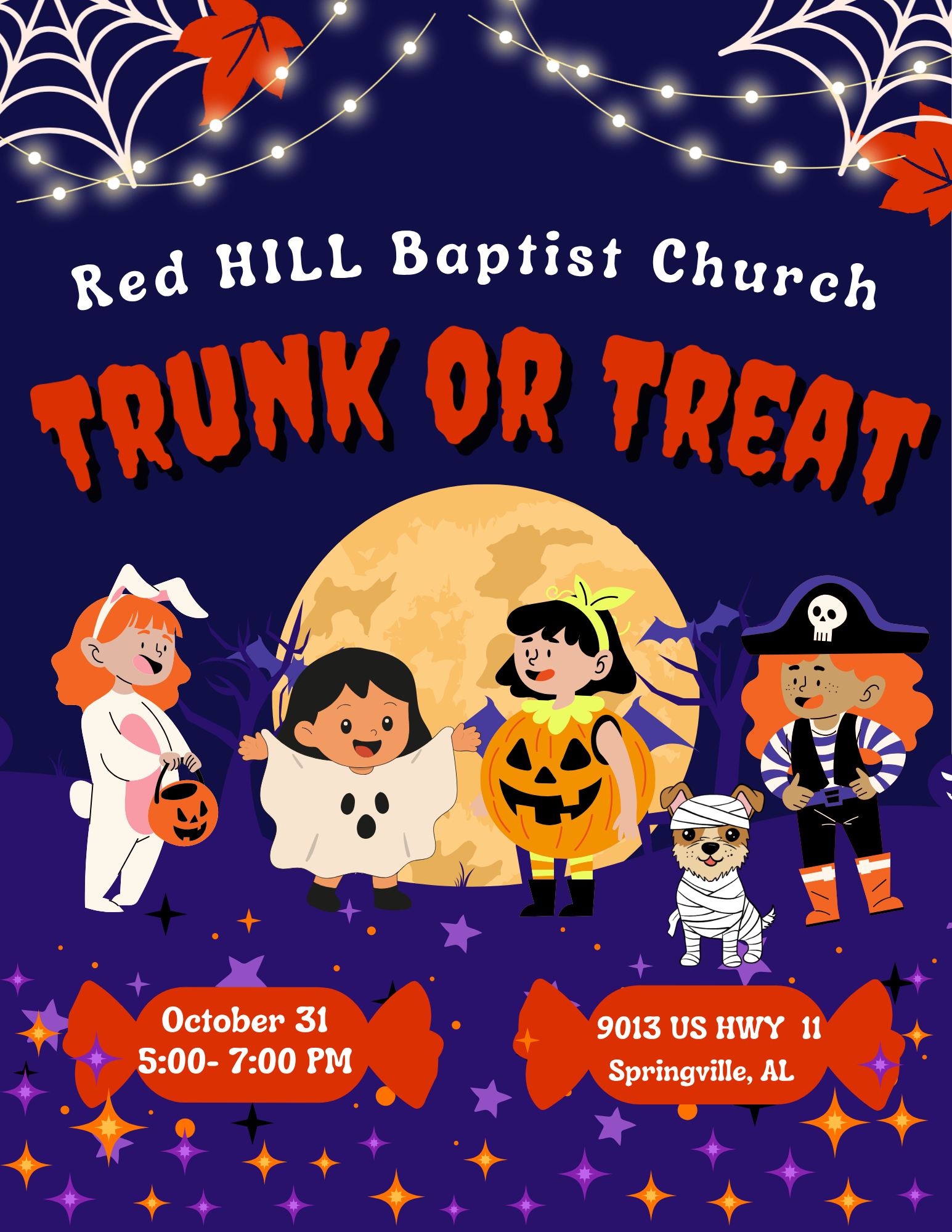 Trunk or Treat - Red Hill Baptist Church