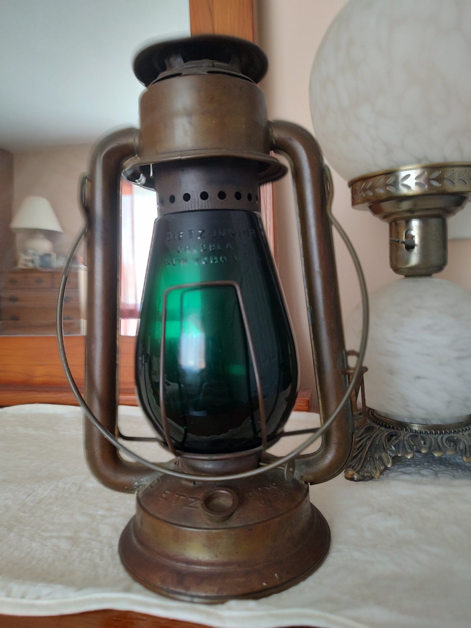 When was the Brass Dietz No 20 Junior lamp made?