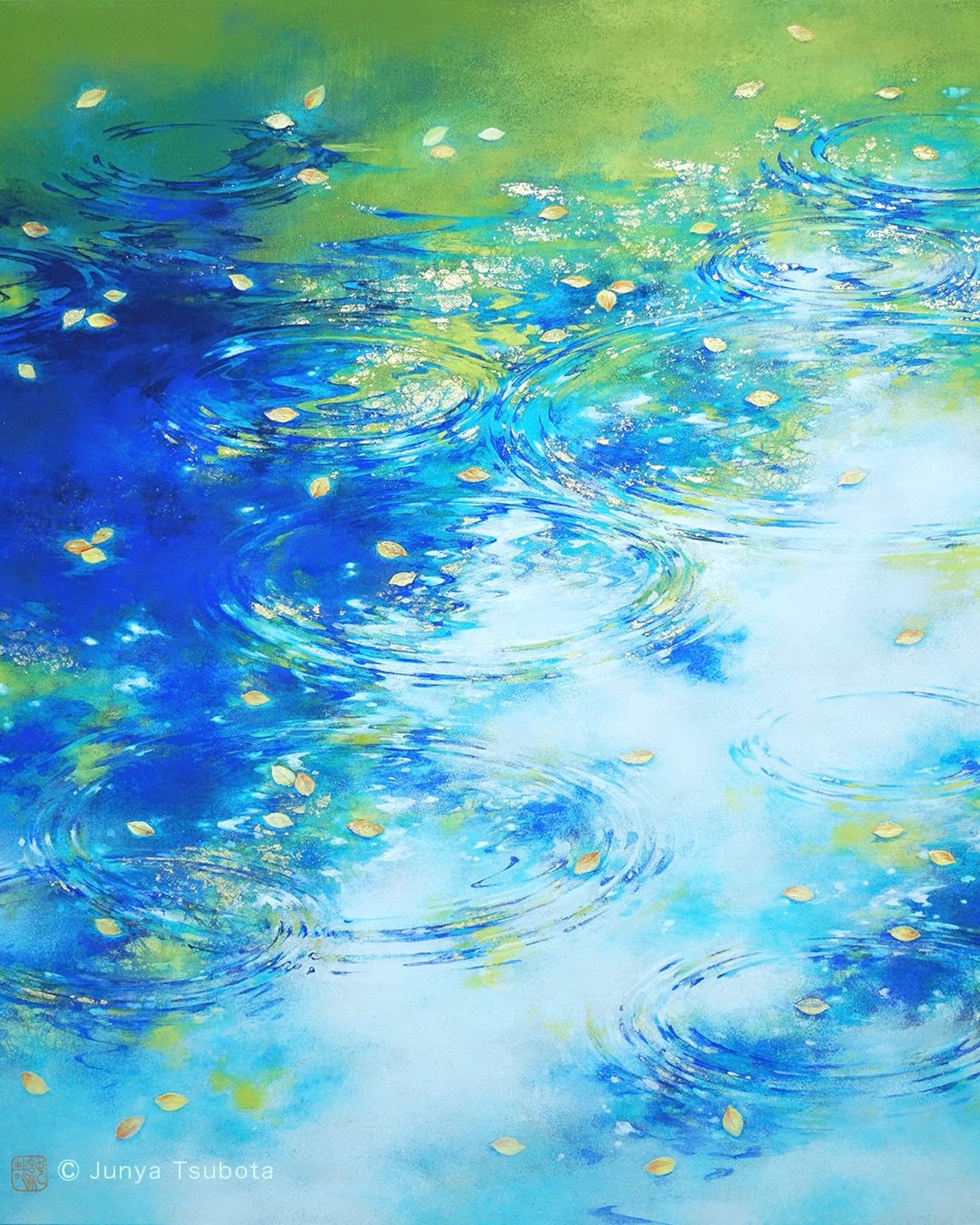 坪田 - aquatic dance S8(cropped image) 2011 過去の作品より…(2011年