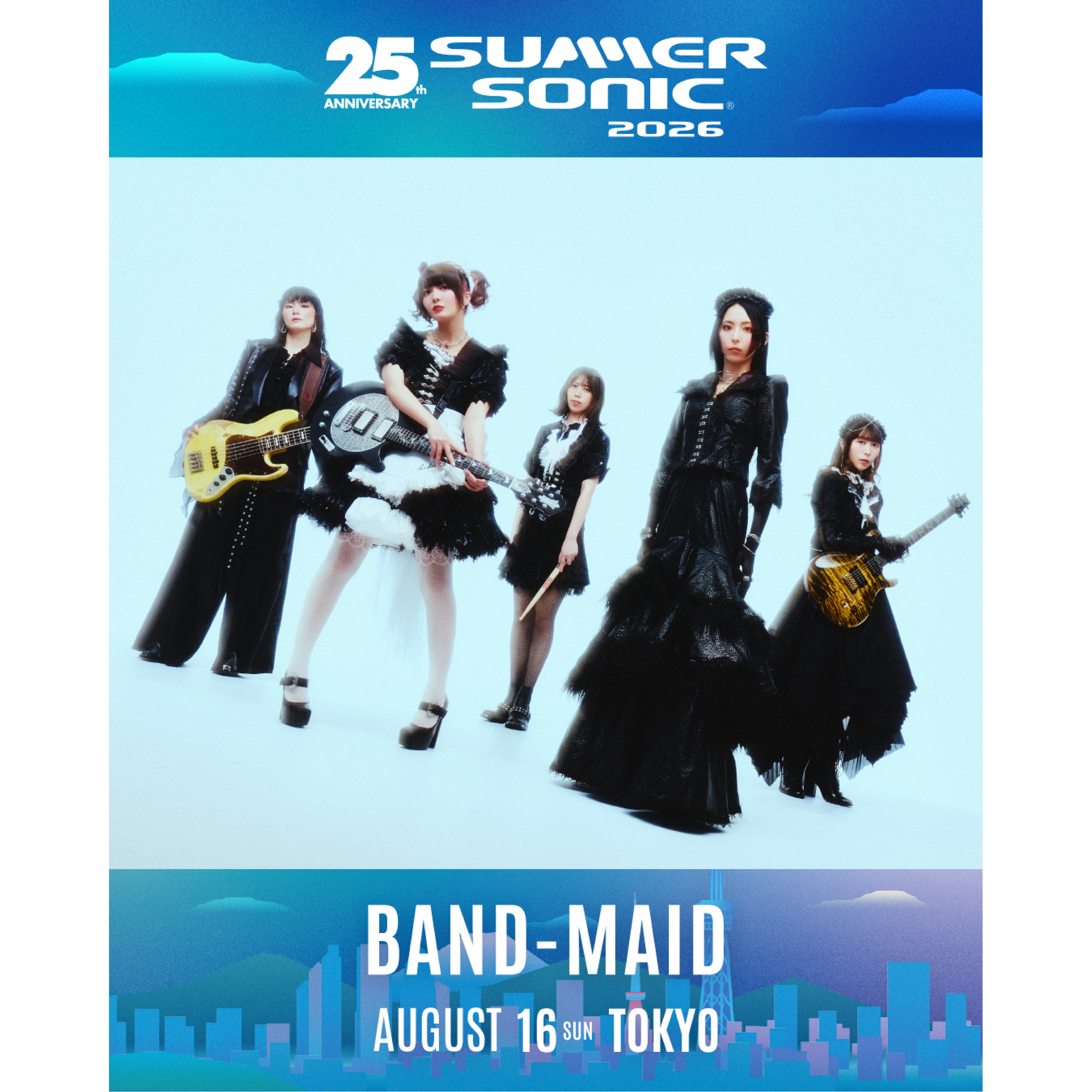 BAND-MAID 会場限定 ソロポスター 4種 BAND-MAID - BAND-MAID added a new photo.