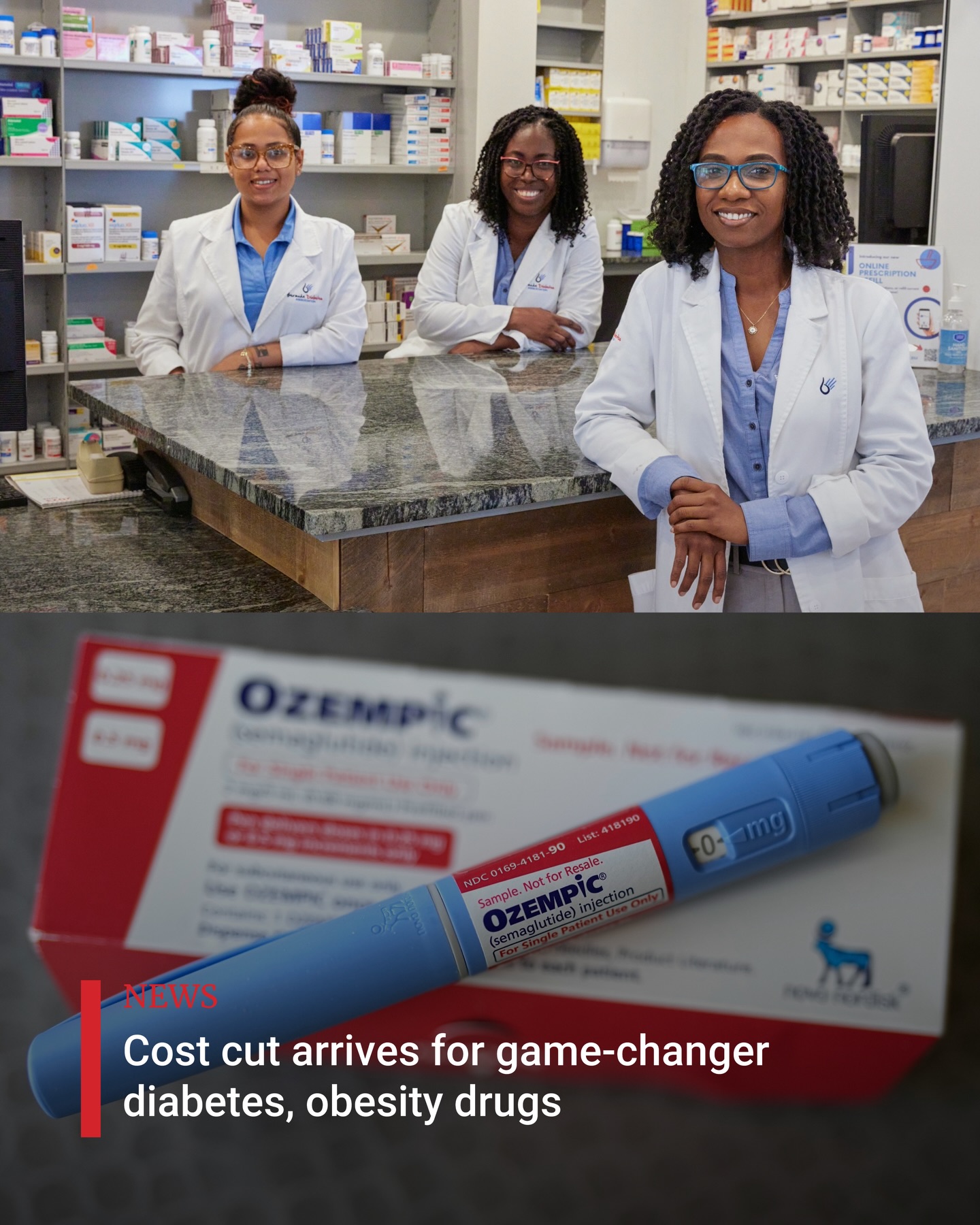 Big news! 🎉 BDA Community Pharmacy is now stocking generic semaglutide, offering the same active ingredient and clinical benefits as Ozempic at a lower cost. For many people living with Type 2