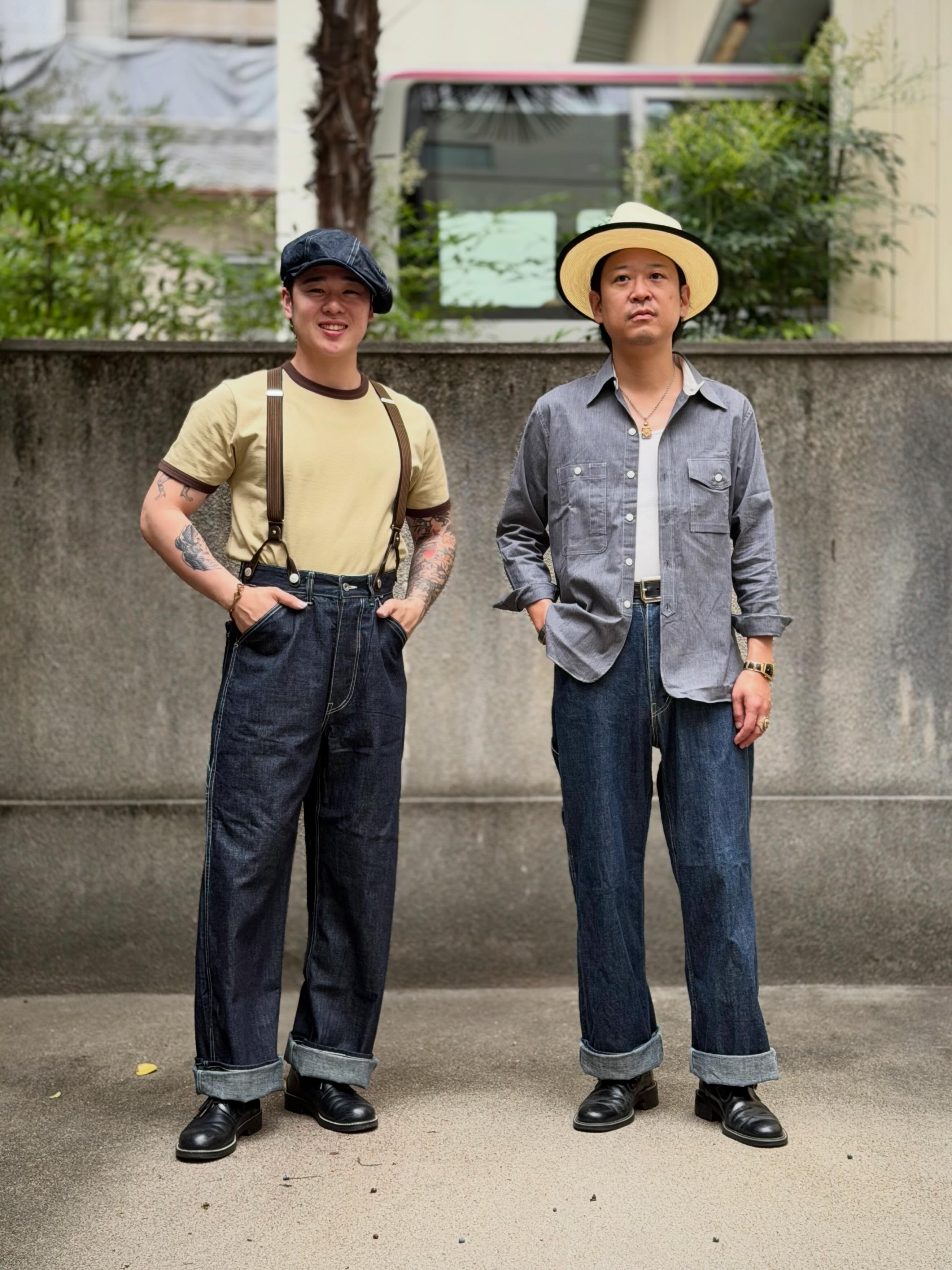 Restock】 ・Denim Painter Pants Size:30,32,34,36 1920~30年代の 