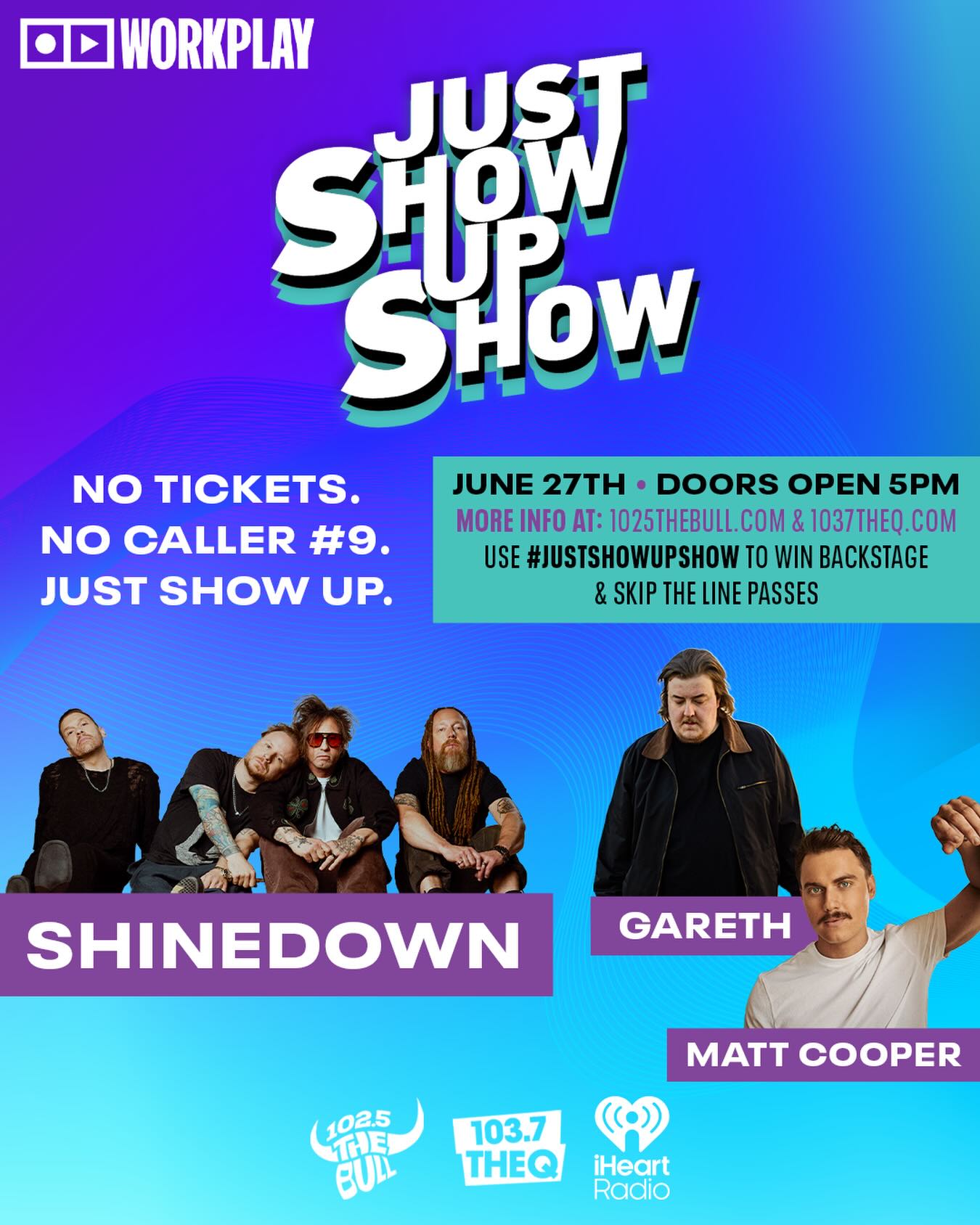 No tickets. No caller 9. Just show up. Celebrating 10 years of our