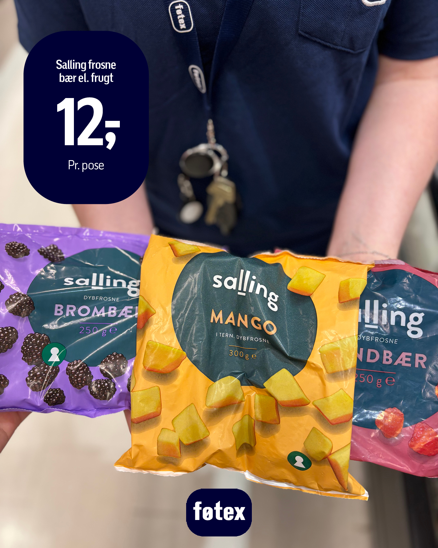 føtex - 🍓 SALLING FROSNE BÆR ELLER FRUGT – KUN 12,-! 🍇 Friskhed i ...