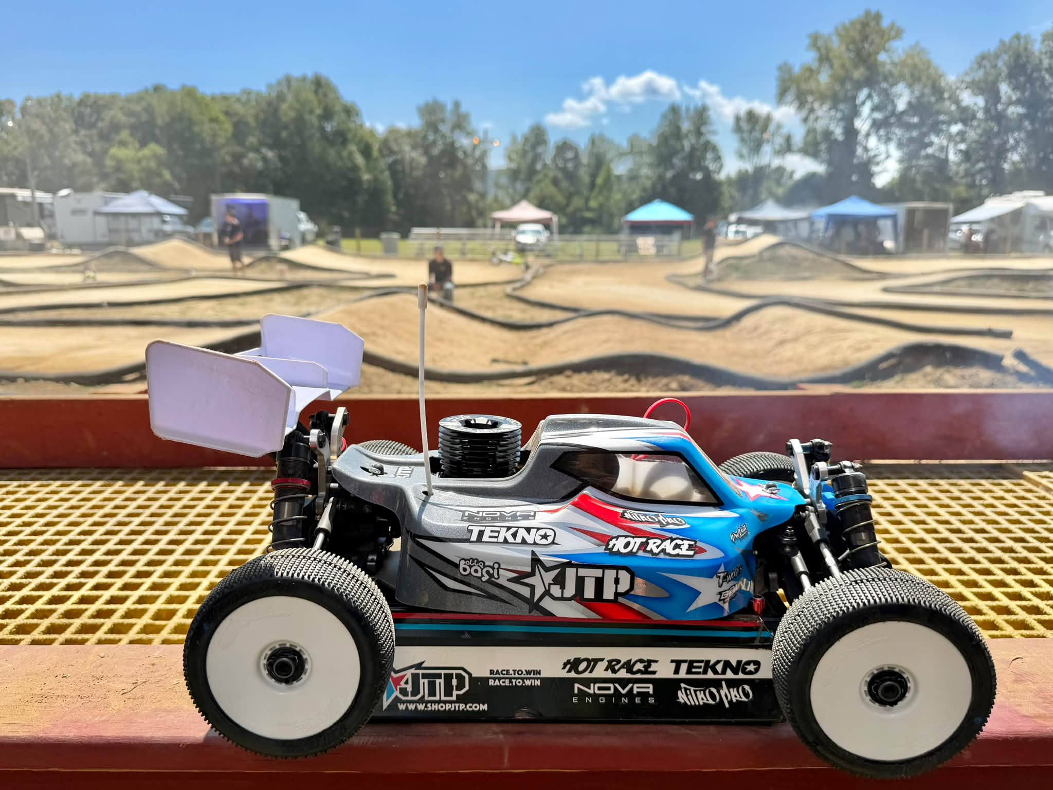 Tekno NB48 2.2 setup for low grip at Red River RC Kentucky