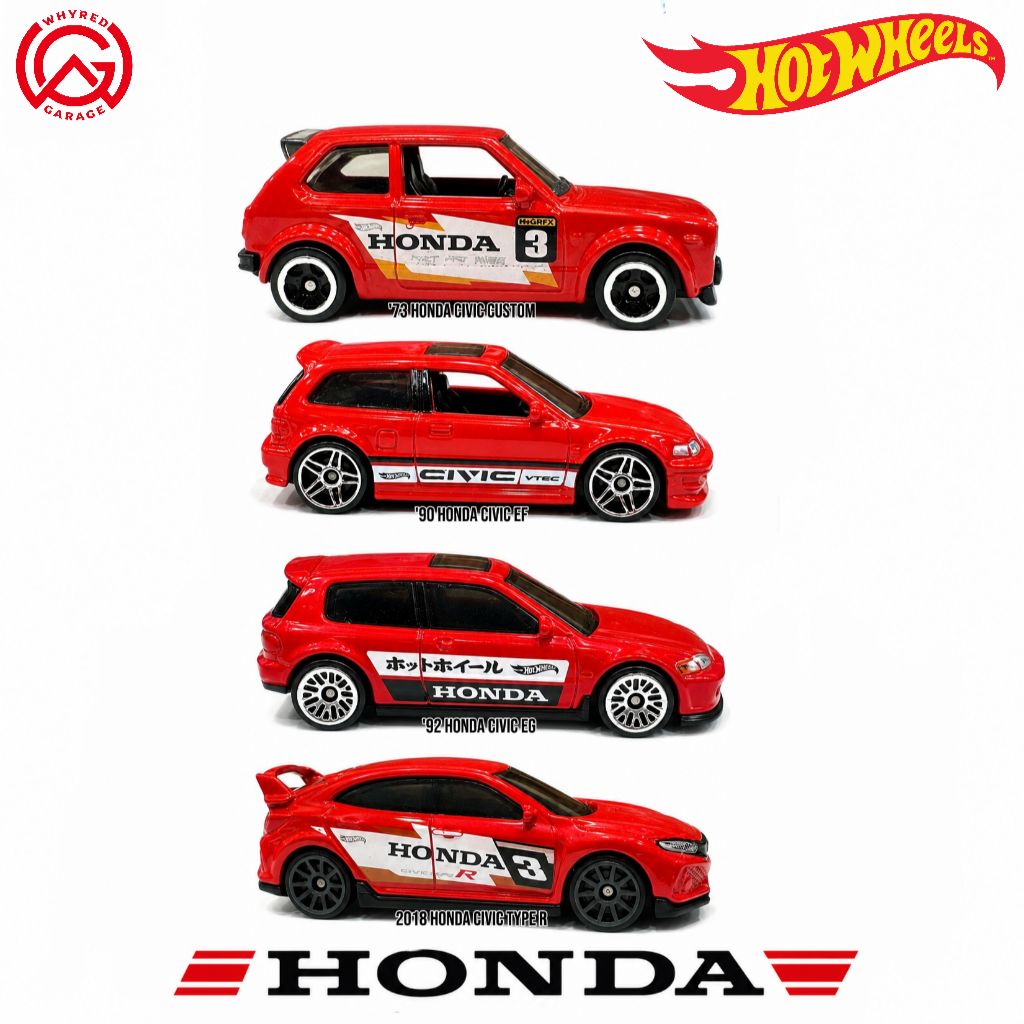 Stock in hand! Hot Wheels 2nd Convention Malaysia Honda Civic EG