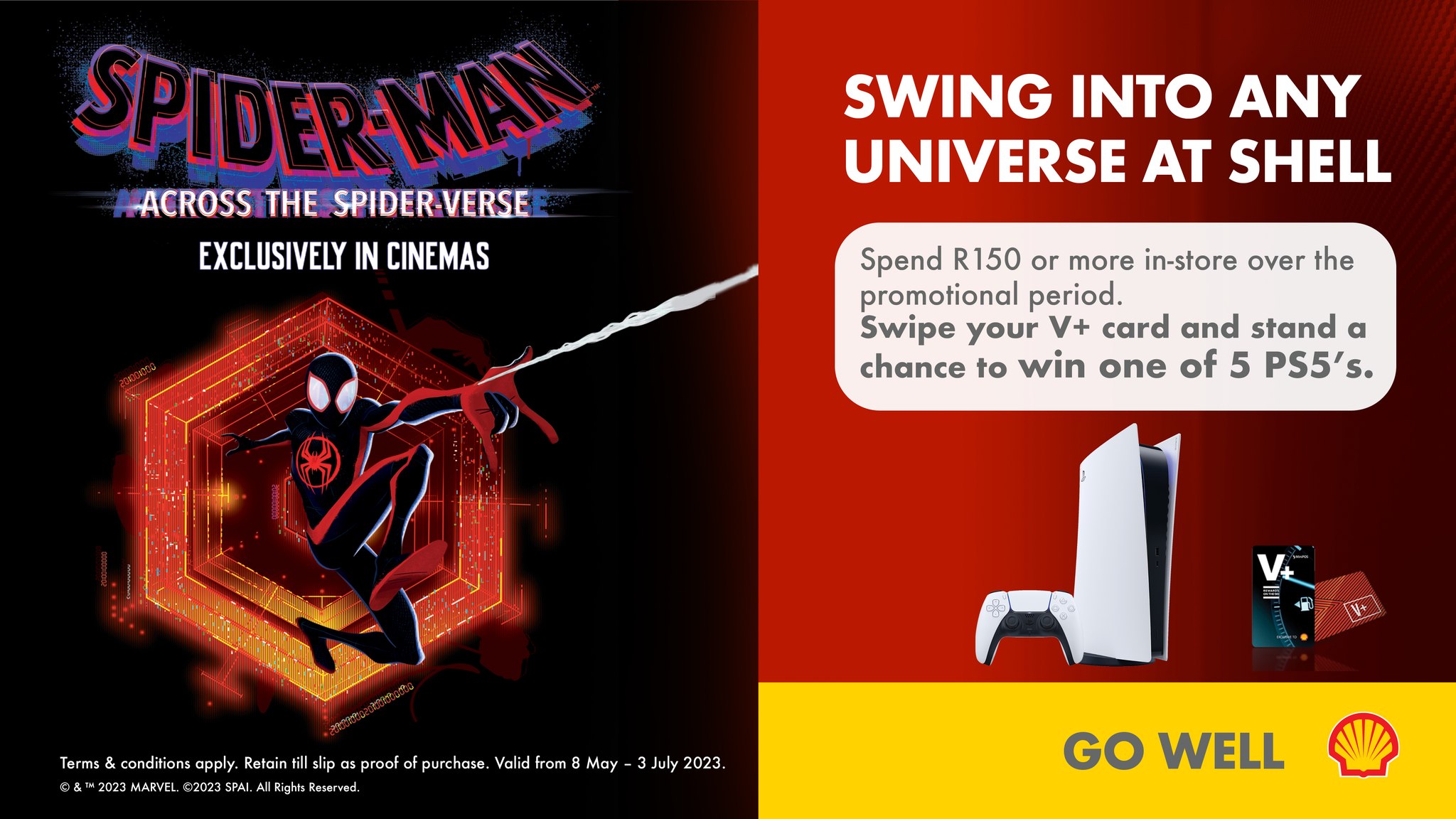 Shell - To celebrate the release of Spider-Man™: Across the # ...
