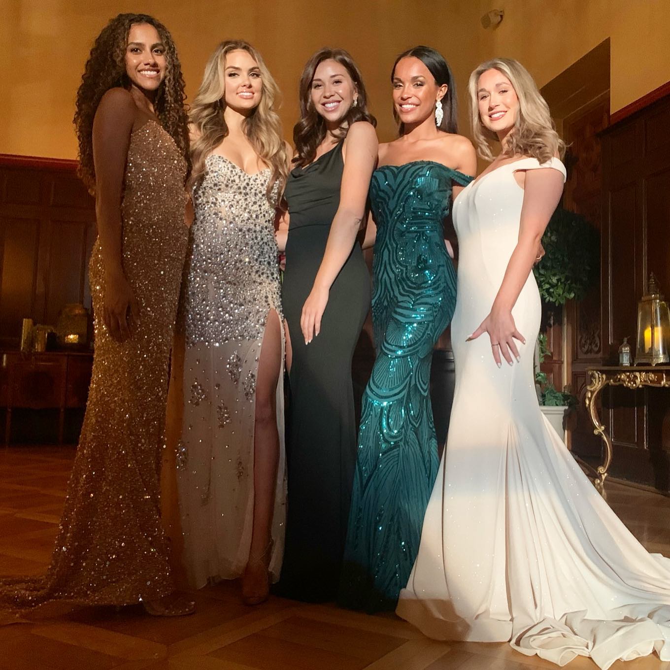 Who buys expensive dresses for The Bachelor rose ceremony?
