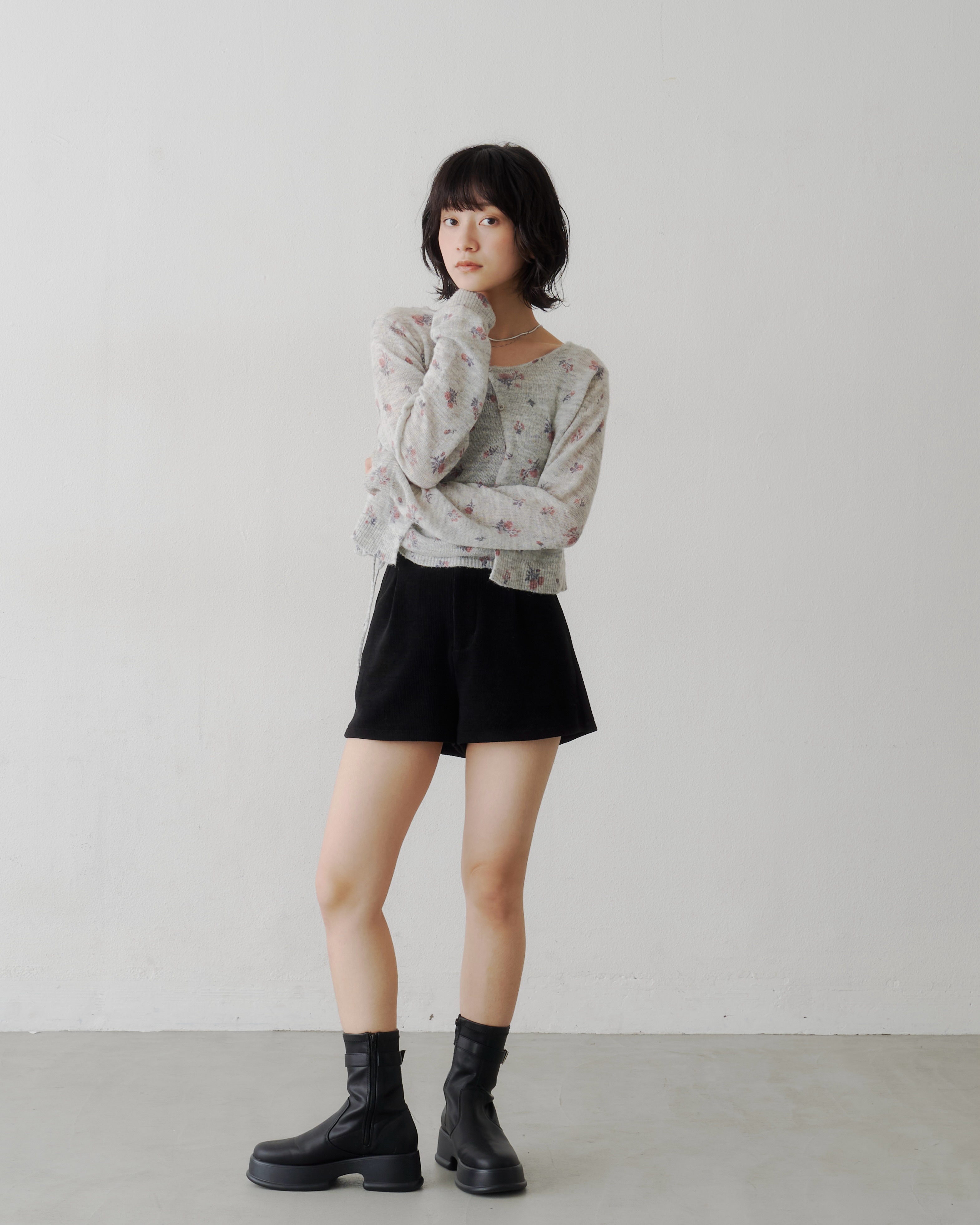 new color“brown”】 BAKUKARUツイルカーブパンツ ¥9,790 color:brown
