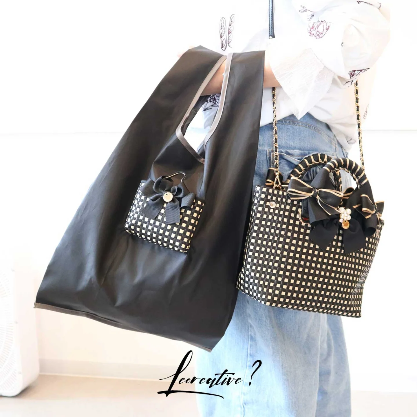 レクリエイティブ lecreative lecri トートバッグ L フリンジトート 