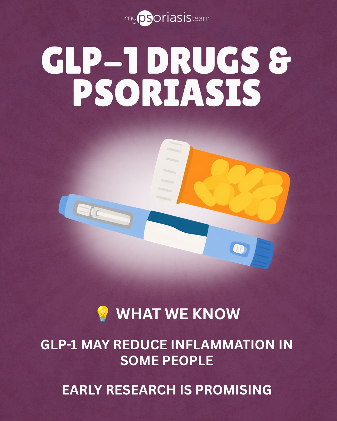 It has been suggested that I take GLP1 to help with my psoriatic arthritis. The studies they have done show positive results. Have 2 more doctors to discuss this with before we