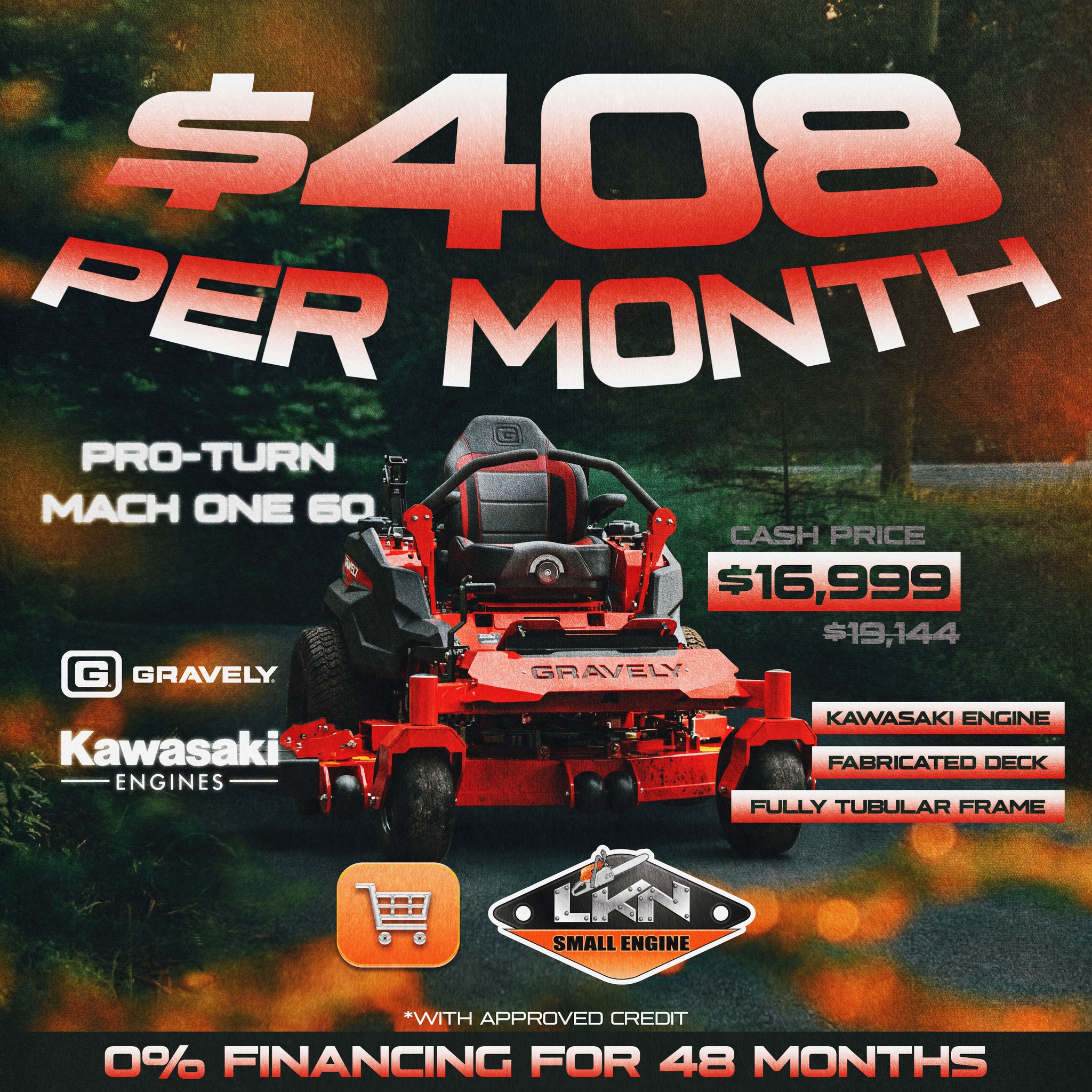 2台 Save up to $2,145 on Kawasaki-powered Gravely mowers