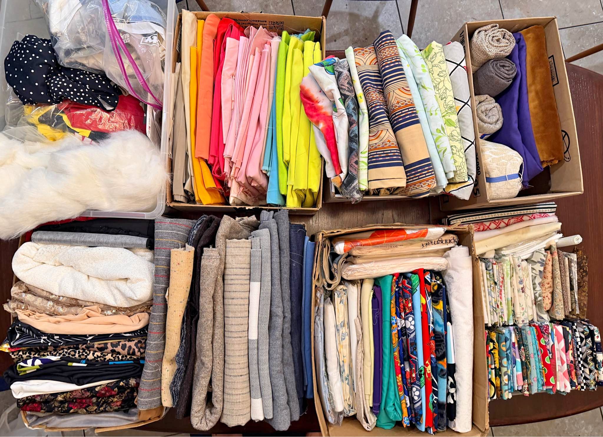 Huge Fabric Destash – Quilters, Makers, & DIYers - Fabric - Spring ...