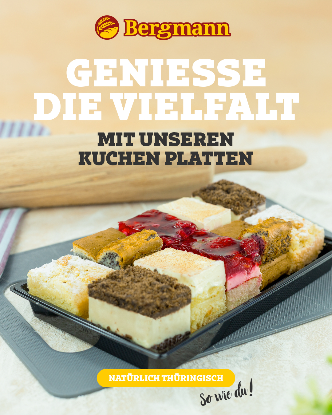 🎉Neu bei uns: Kuchenplatte mit gemischten Stücken!🍰😍 Perfekt, um sie mit Freunden oder der Familie zu teilen, einfach mal mitzubringen oder jemandem eine kleine Freude zu machen. 💛 Jede Platte wird von