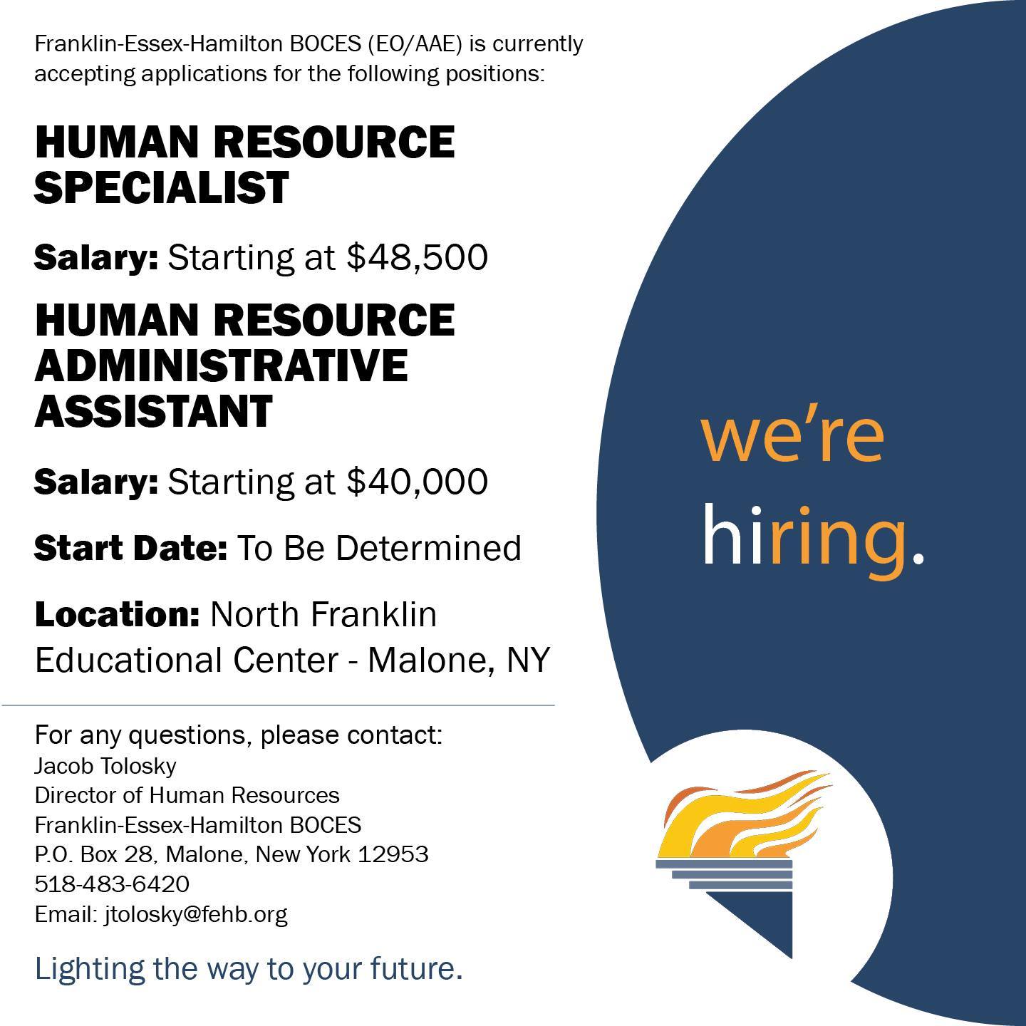 Franklin-Essex-Hamilton - Full job descriptions and applications for ...