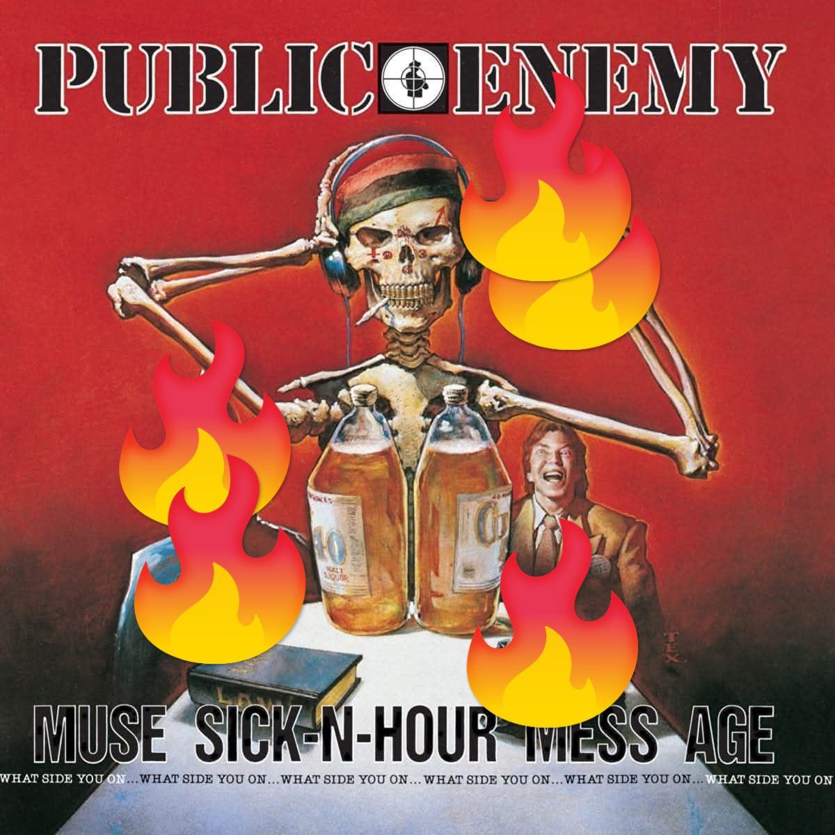 The Source's review and mic rating for Public Enemy - Muse Sick-N