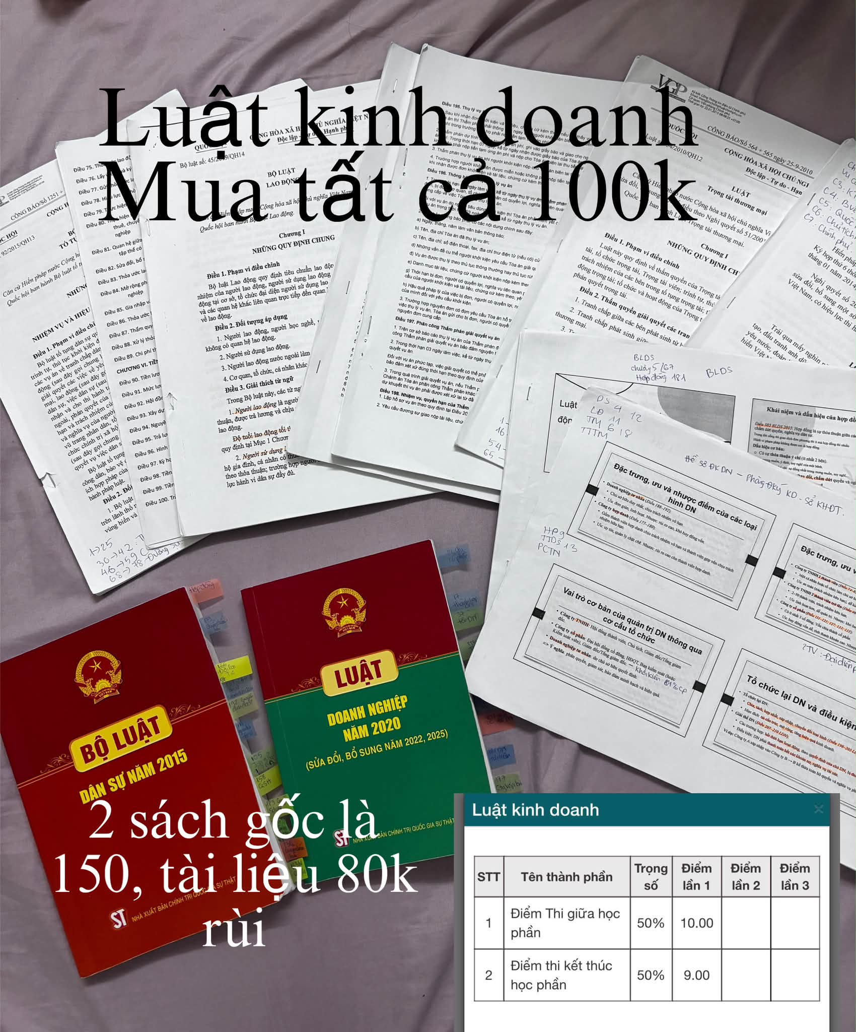 Pass sách dọn nhà giá rẻ tại B từ 6/9, có giáo trình và tài liệu