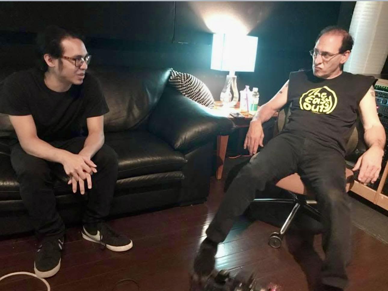 The RAZ - Great memory, in the studio with my son, Anthony Rescigno ...