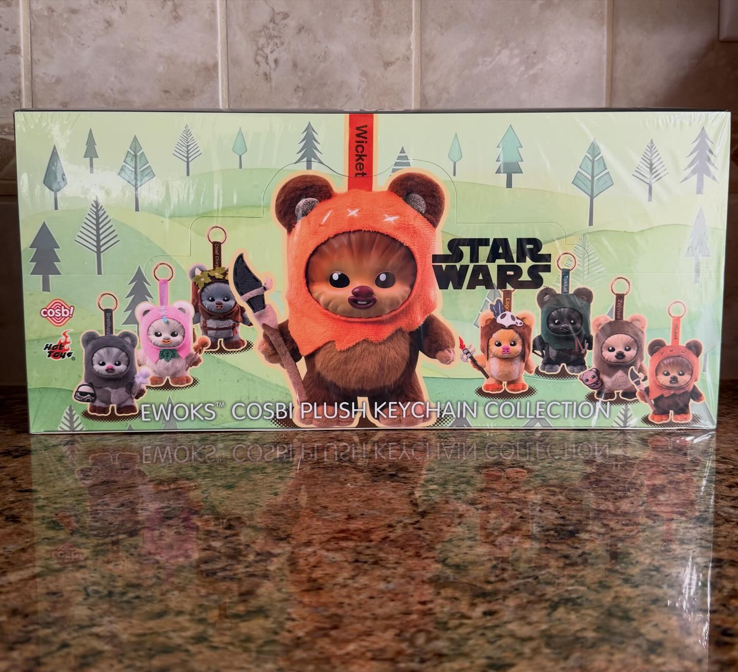 📭📦 Finally, got in the Ewok Cosbi Plush Keychain Collection