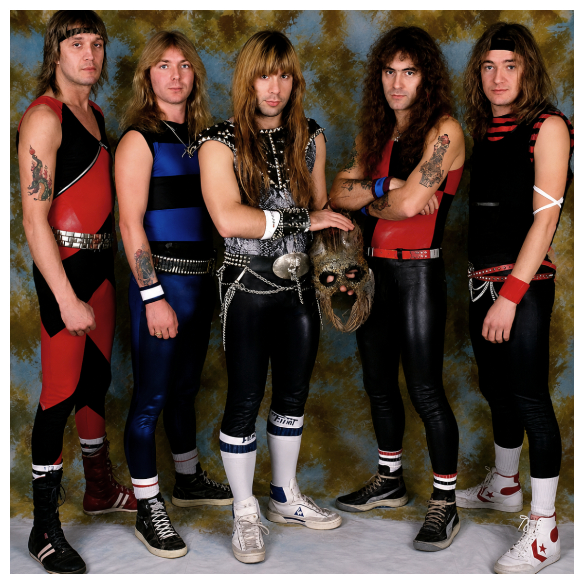 Iron Maiden taken around 1984–1985 during their Powerslave tour