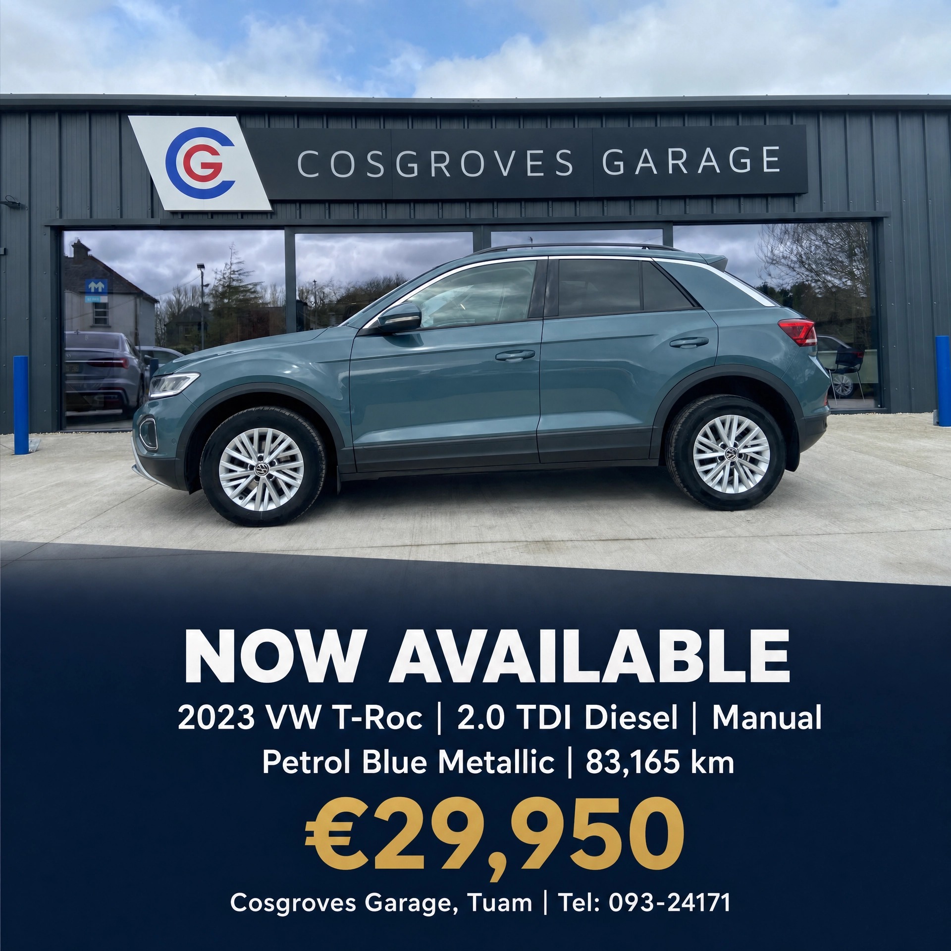 A Selection of T-Rocs at Cosgroves Garage Tuam,Co Galway H54XV88