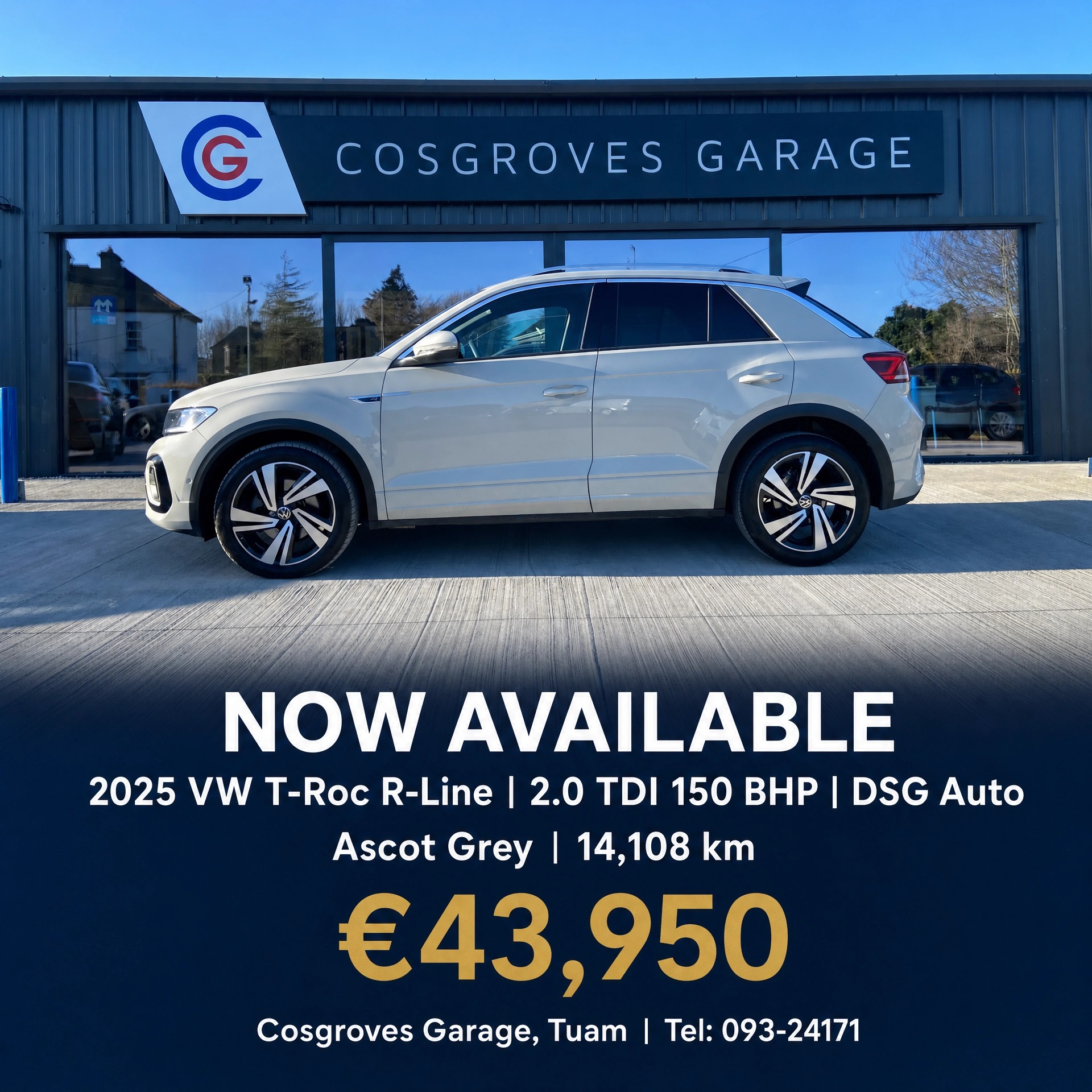 A Selection of T-Rocs at Cosgroves Garage Tuam,Co Galway H54XV88