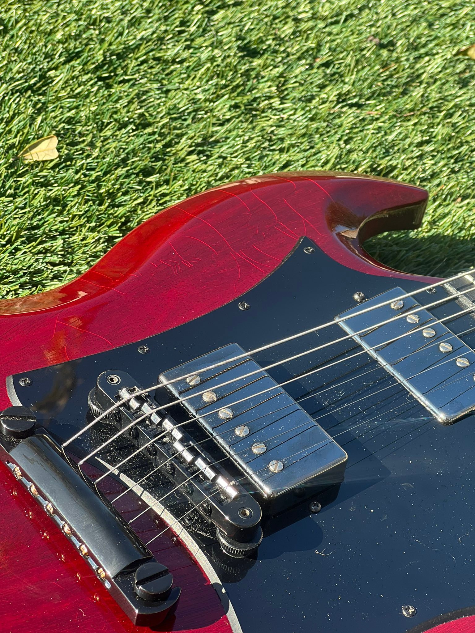 Why is my 2001 Gibson SG's finish cracking?