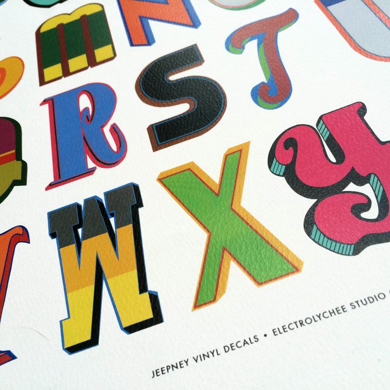Type Kita - Let's keep the local jeepney signage painting...