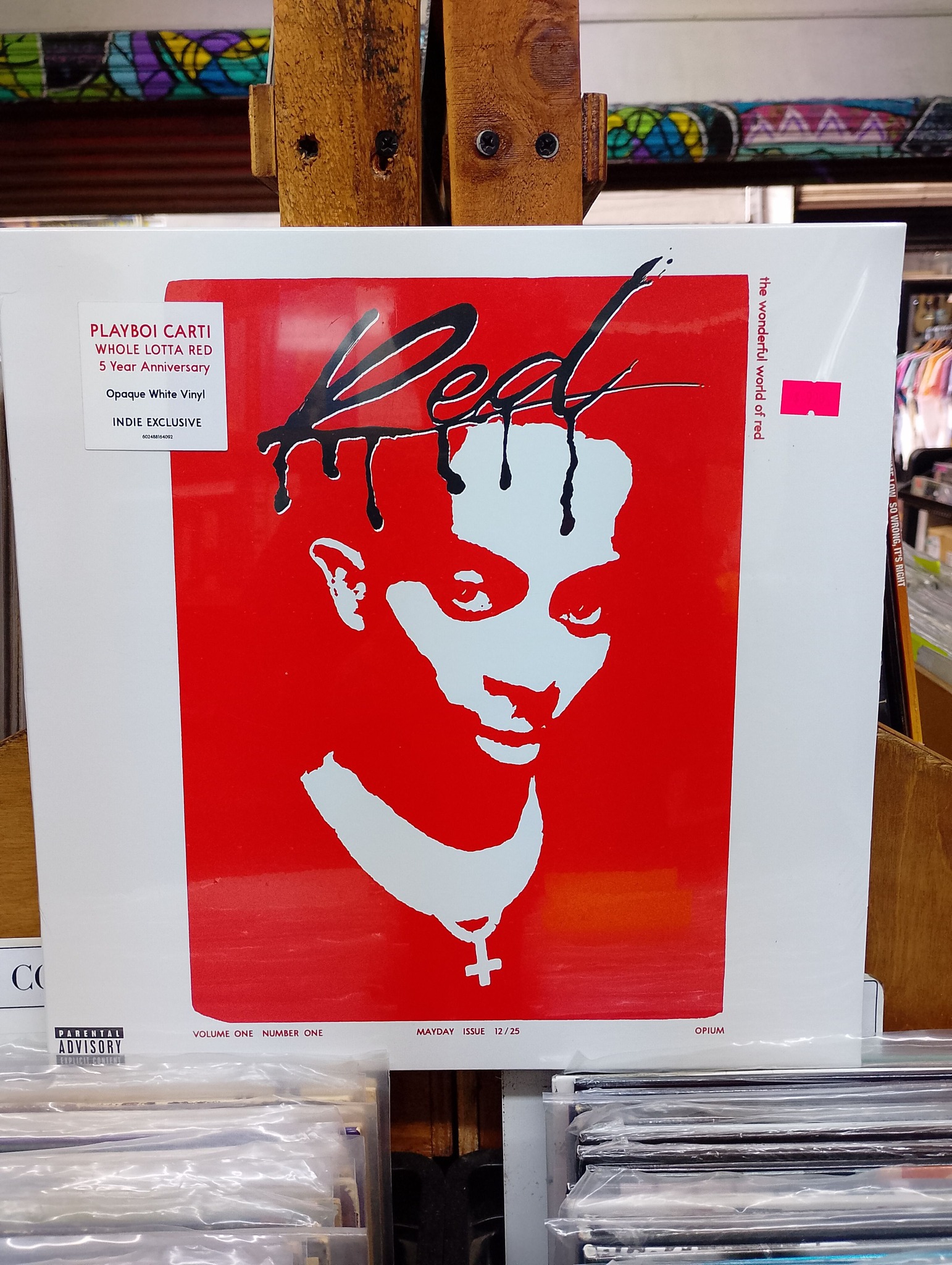 Playboi Carti * Whole lotta red 5 year anniversary Opaque white